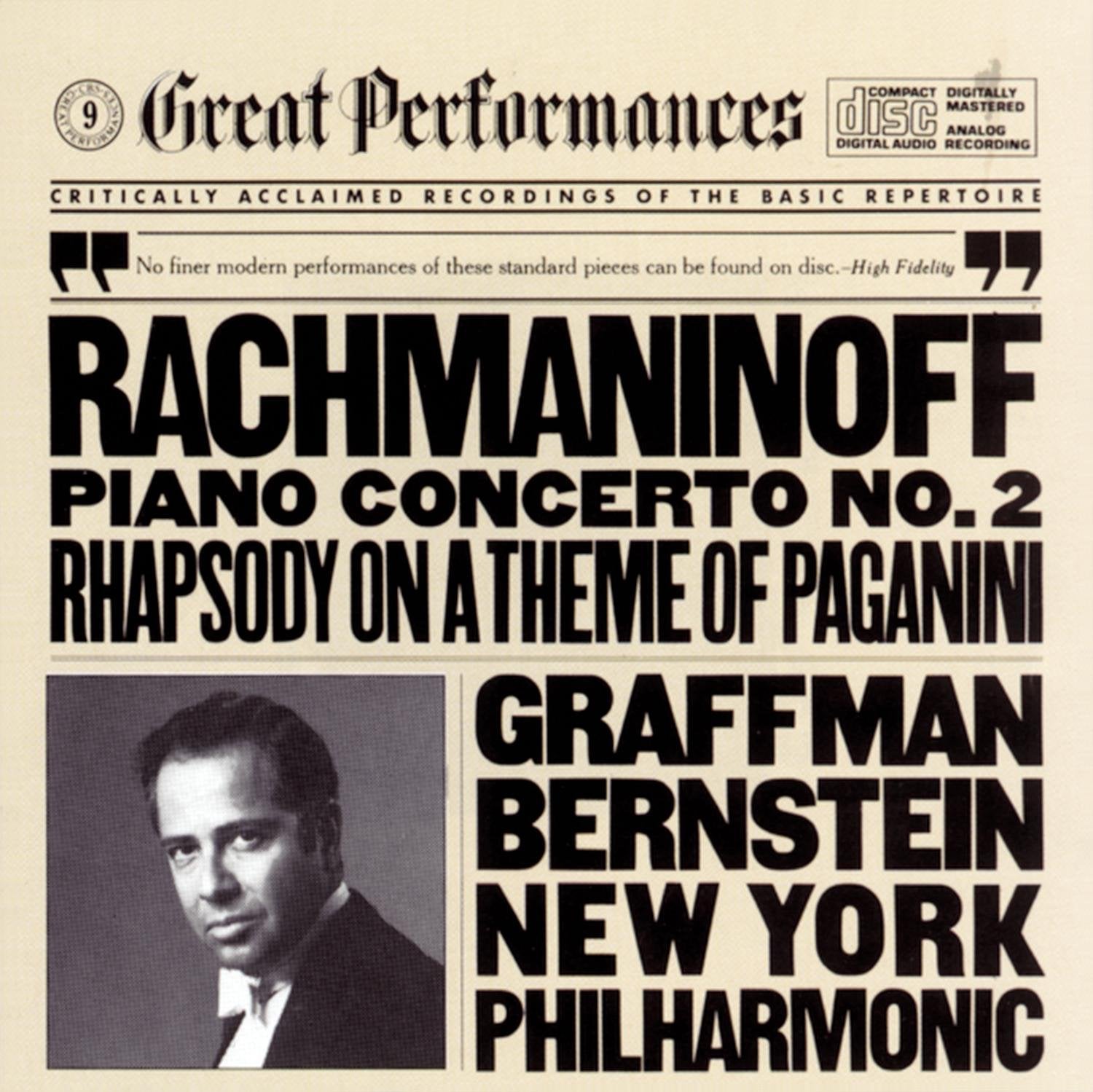 Piano Concerto 2 / Rhapsody on Theme of Paganini used book depot