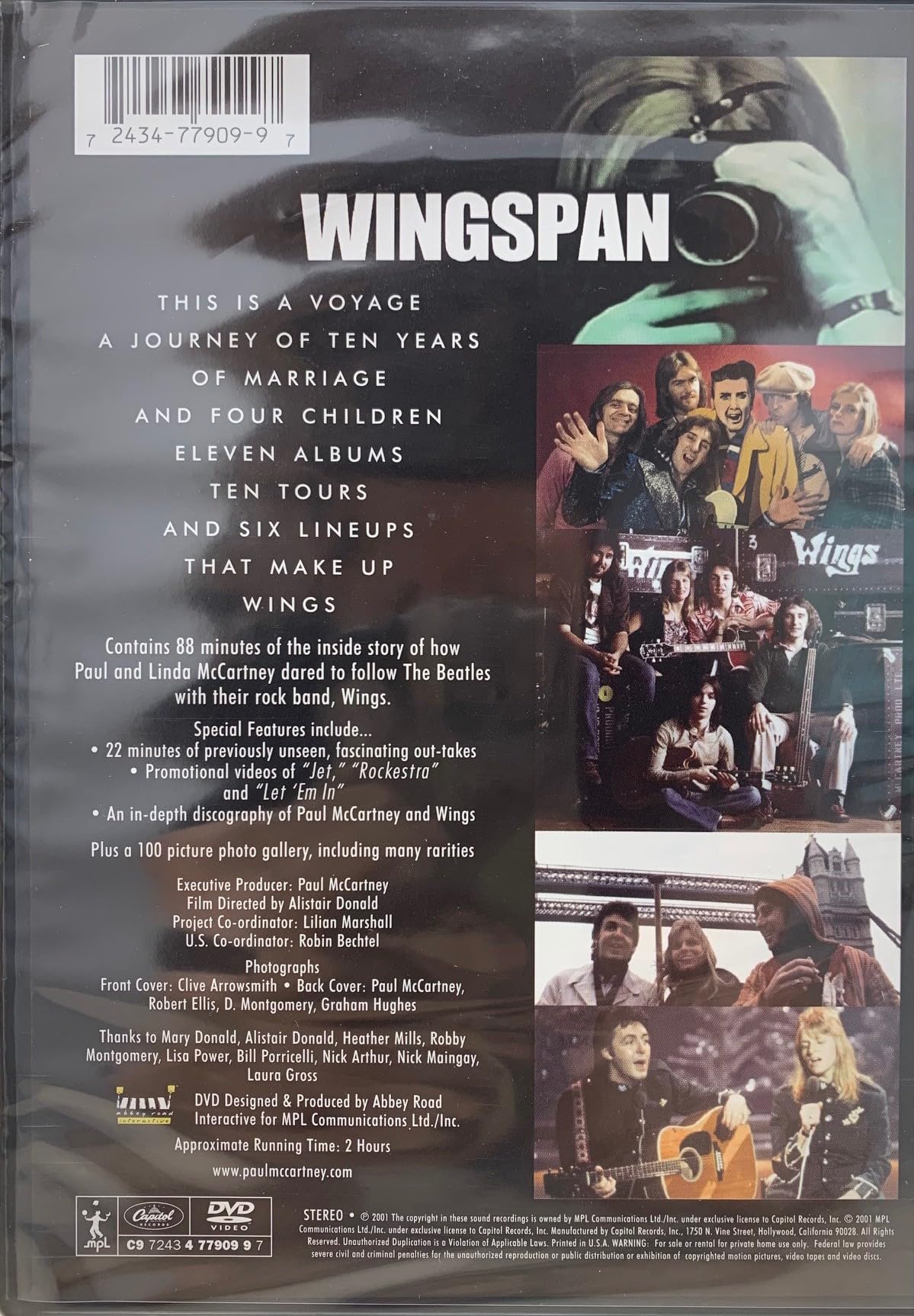 Paul McCartney - Wingspan - An Intimate Portrait [DVD] used book depot