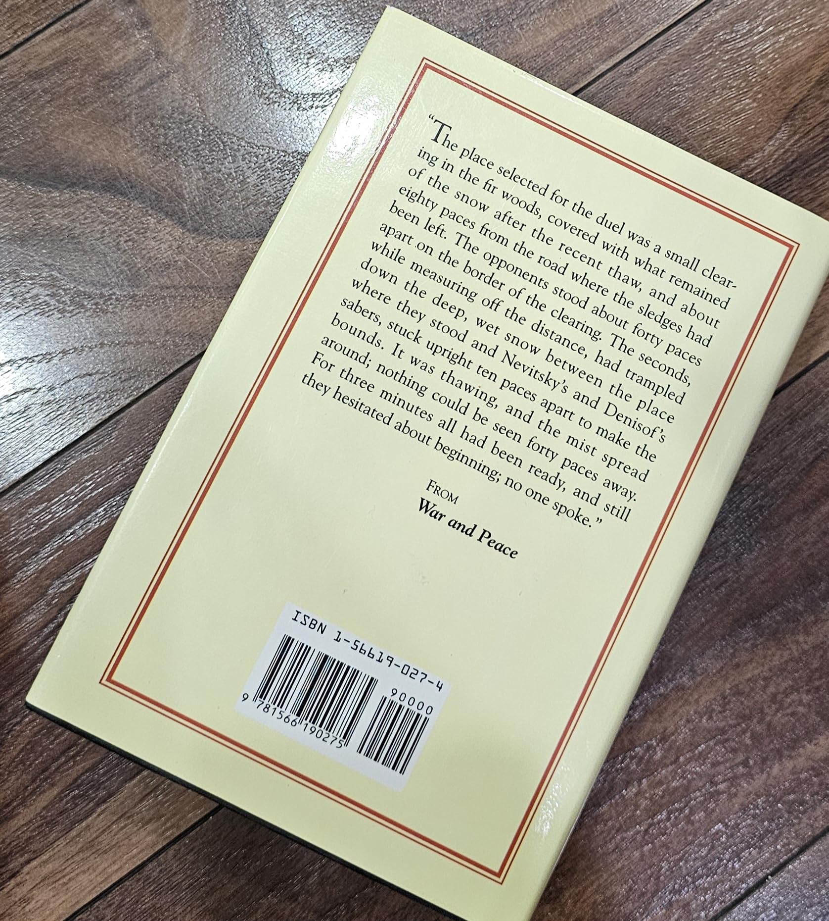 War and Peace used book depot