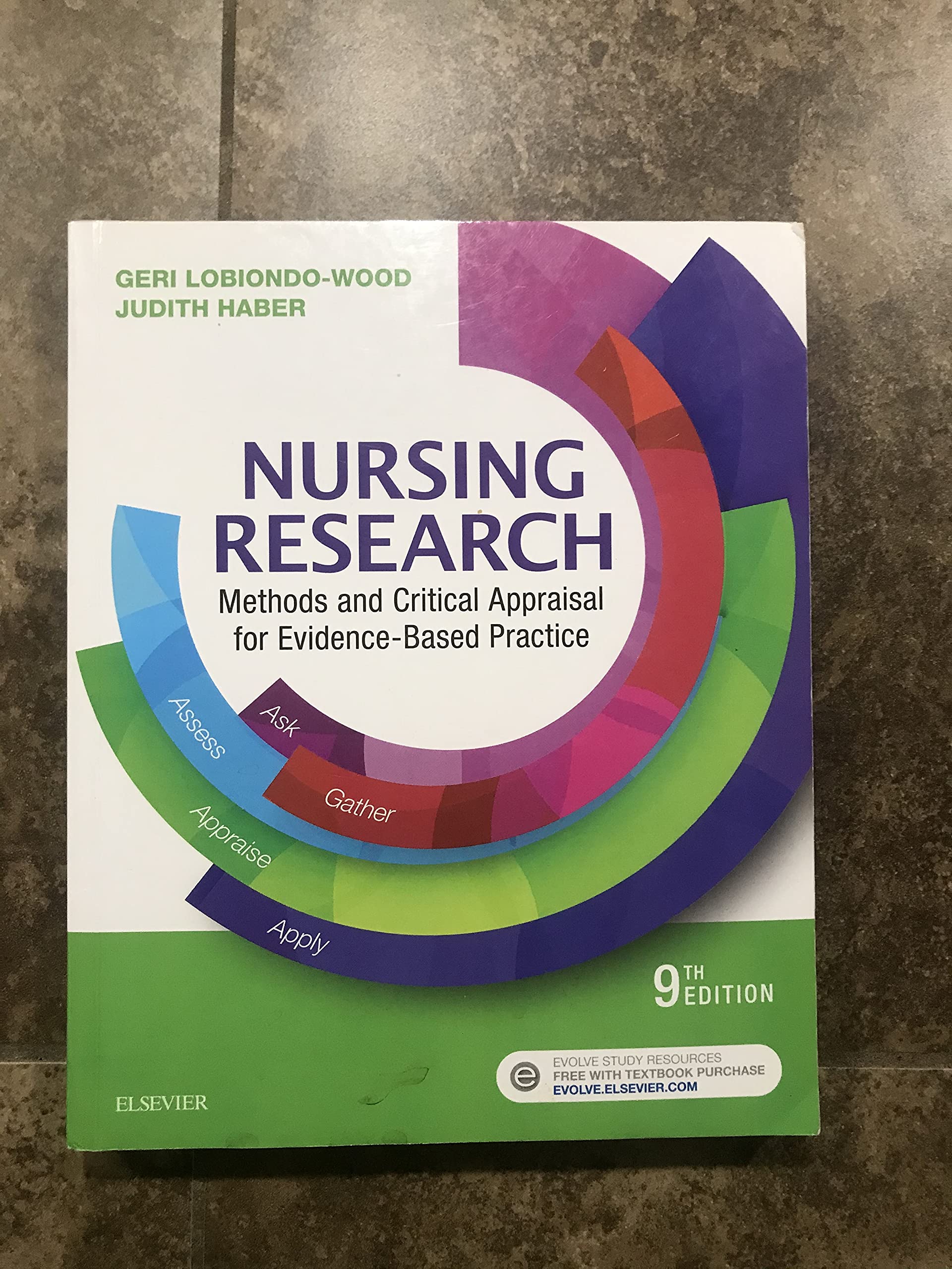 Nursing Research: Methods and Critical Appraisal for Evidence-Based Practice used book depot