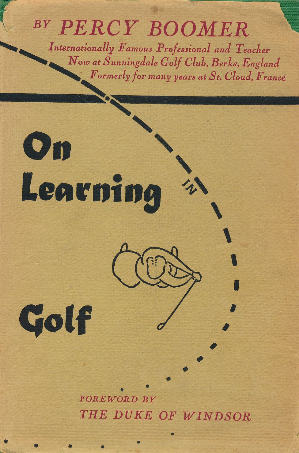 On Learning Golf: A Valuable Guide to Better Golf used book depot