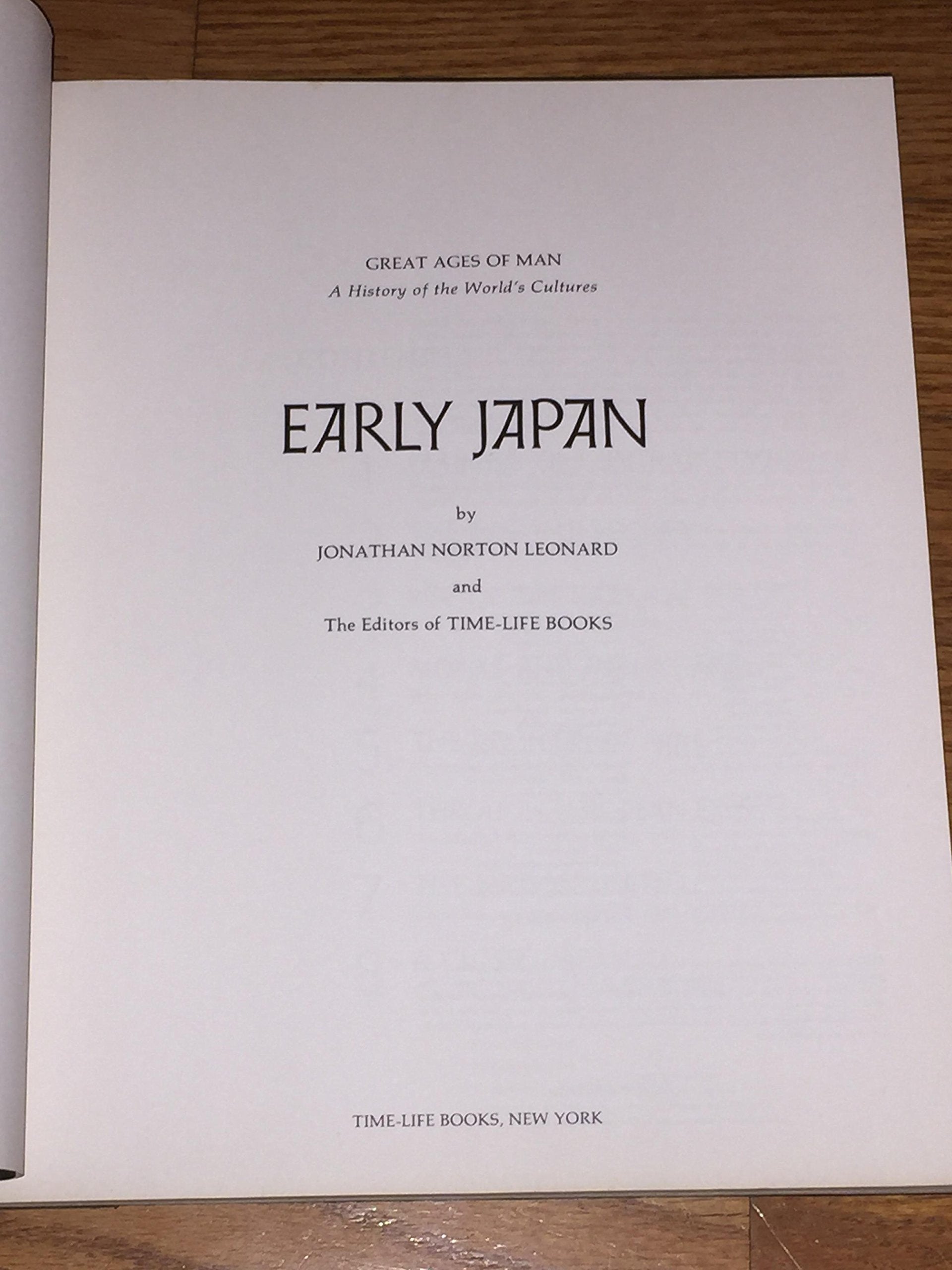 Early Japan (Great Ages of Man Series) used book depot