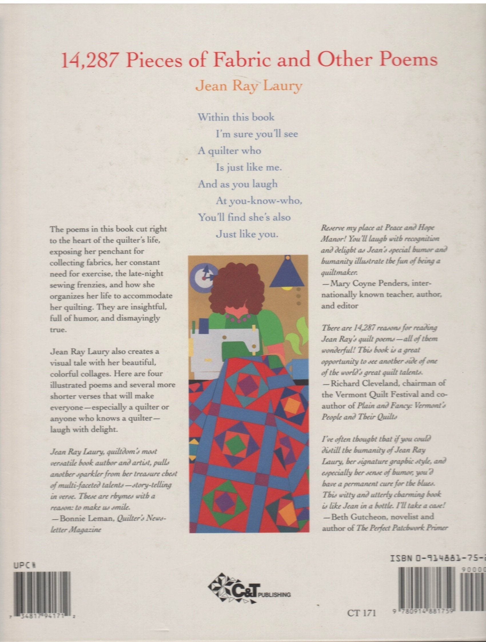 14,287 Pieces of Fabric and Other Poems used book depot
