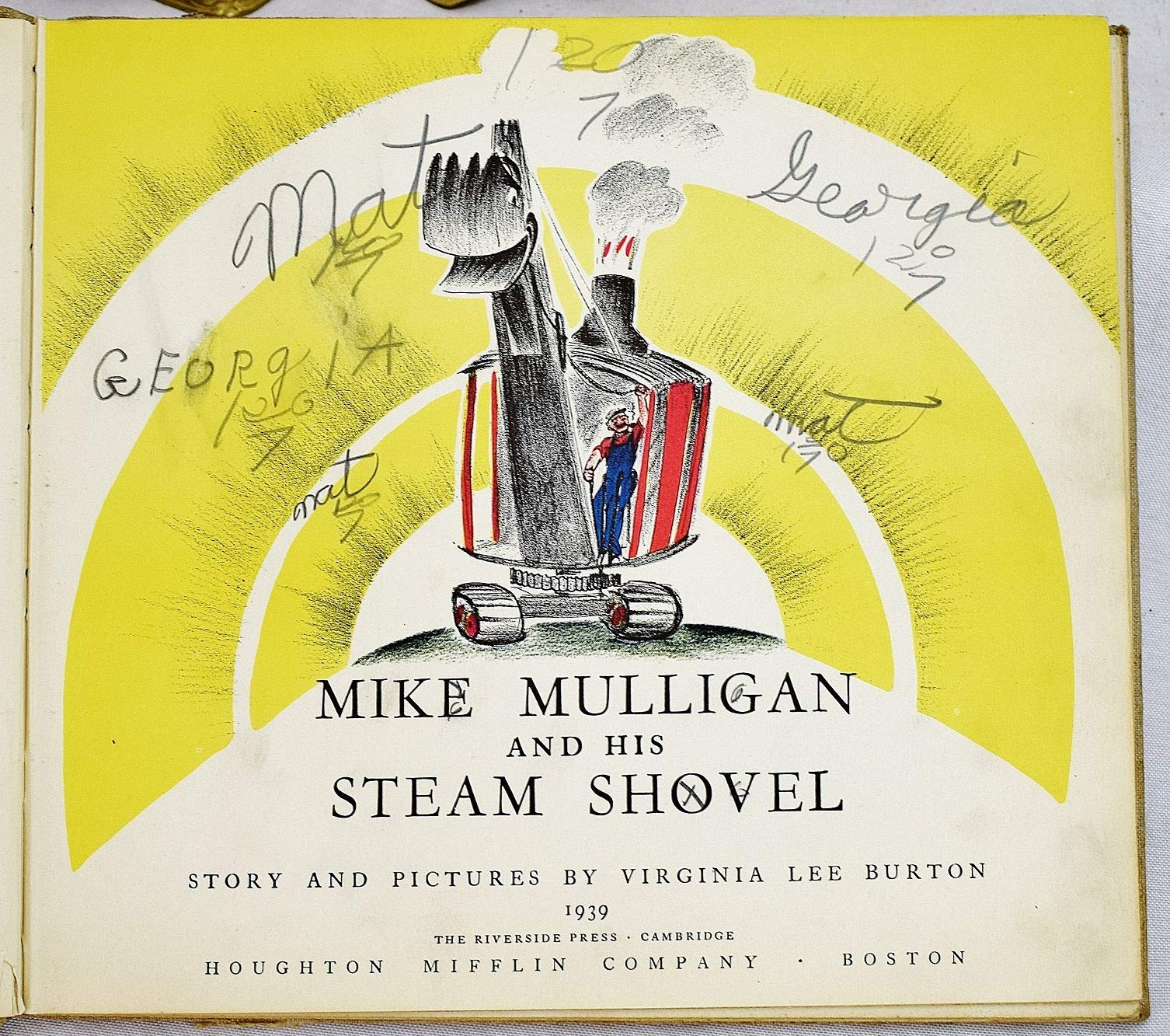 Mike Mulligan and His Steam Shovel used book depot