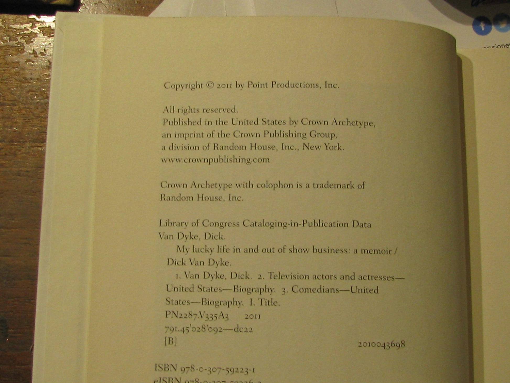 My Lucky Life In and Out of Show Business: A Memoir used book depot