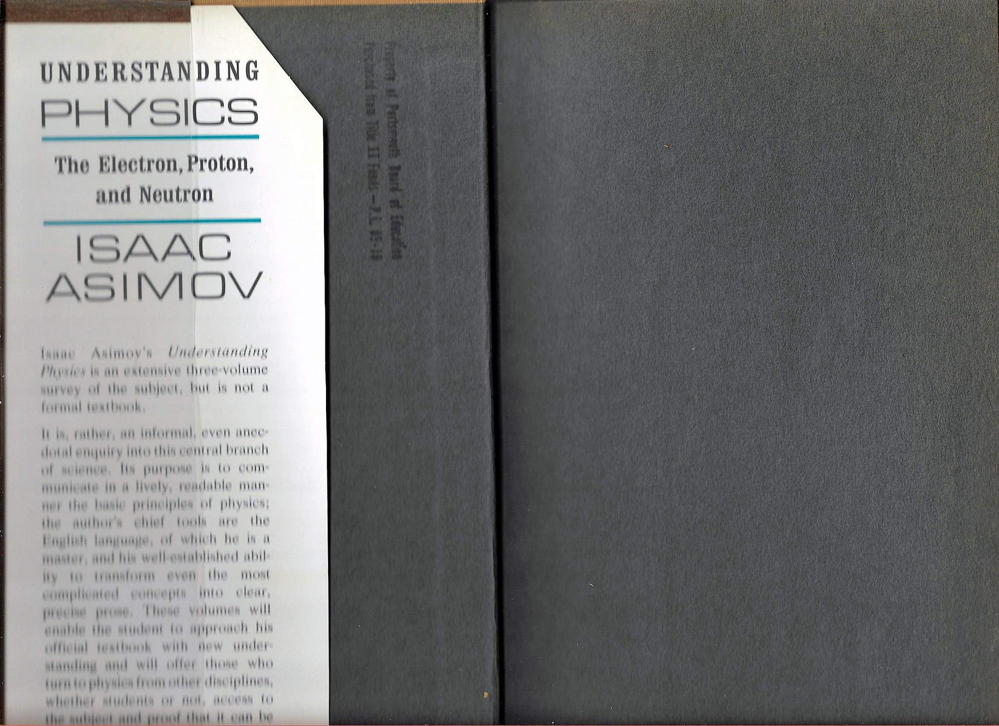 Understanding Physics Volume Three: the Electron, Proton, and Neutron used book depot