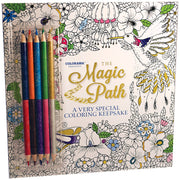Colorama Magic Path Coloring Book, Create Beautiful Pencil Art used book depot