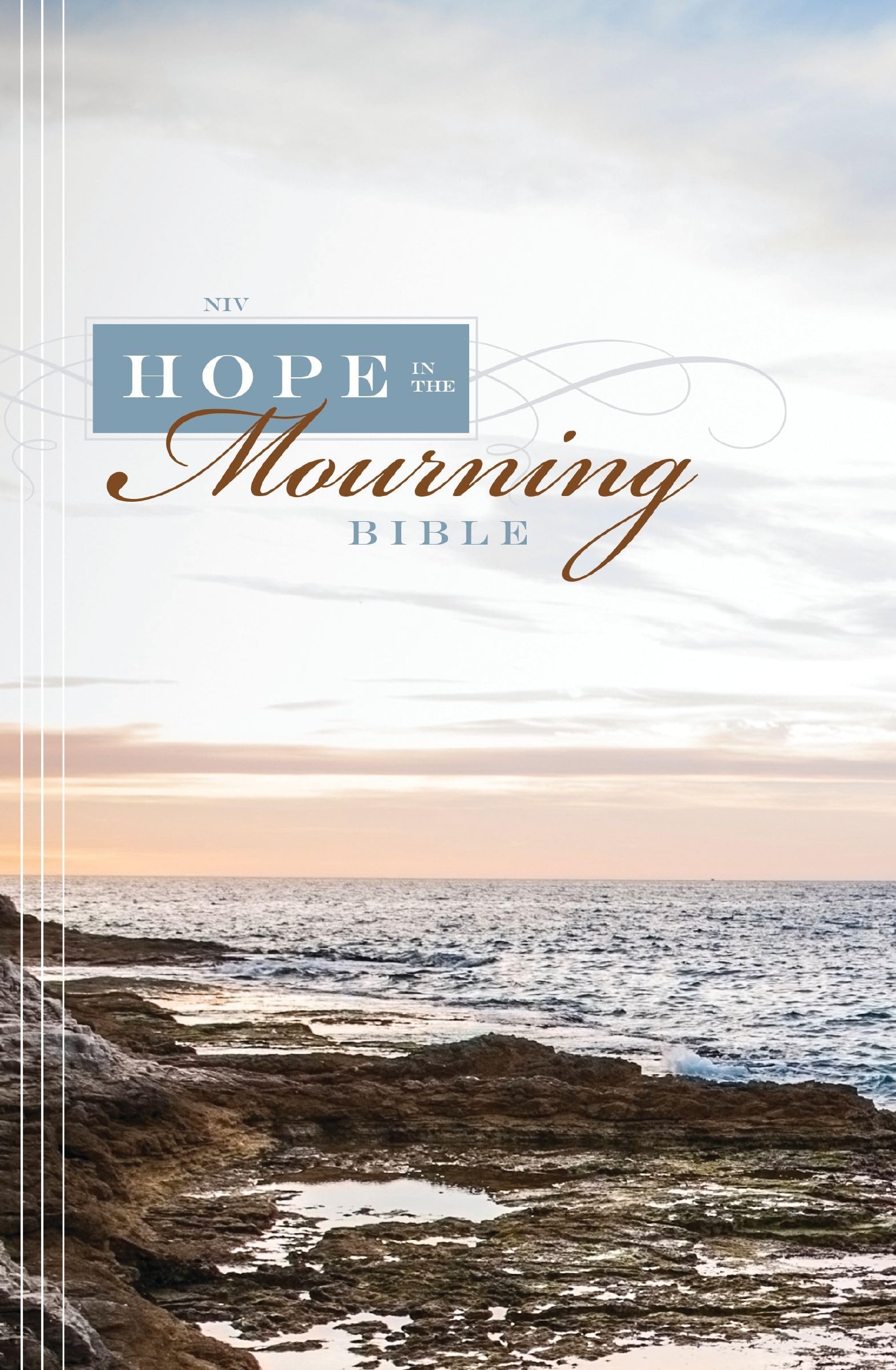 NIV, Hope in the Mourning Bible, Hardcover: Finding Strength Through God's Eternal Perspective used book depot