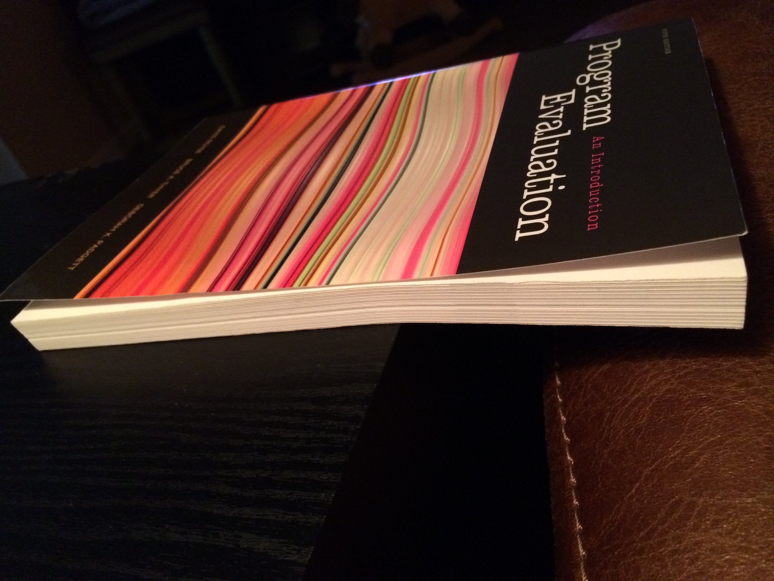 Program Evaluation: An Introduction, 5th Edition used book depot