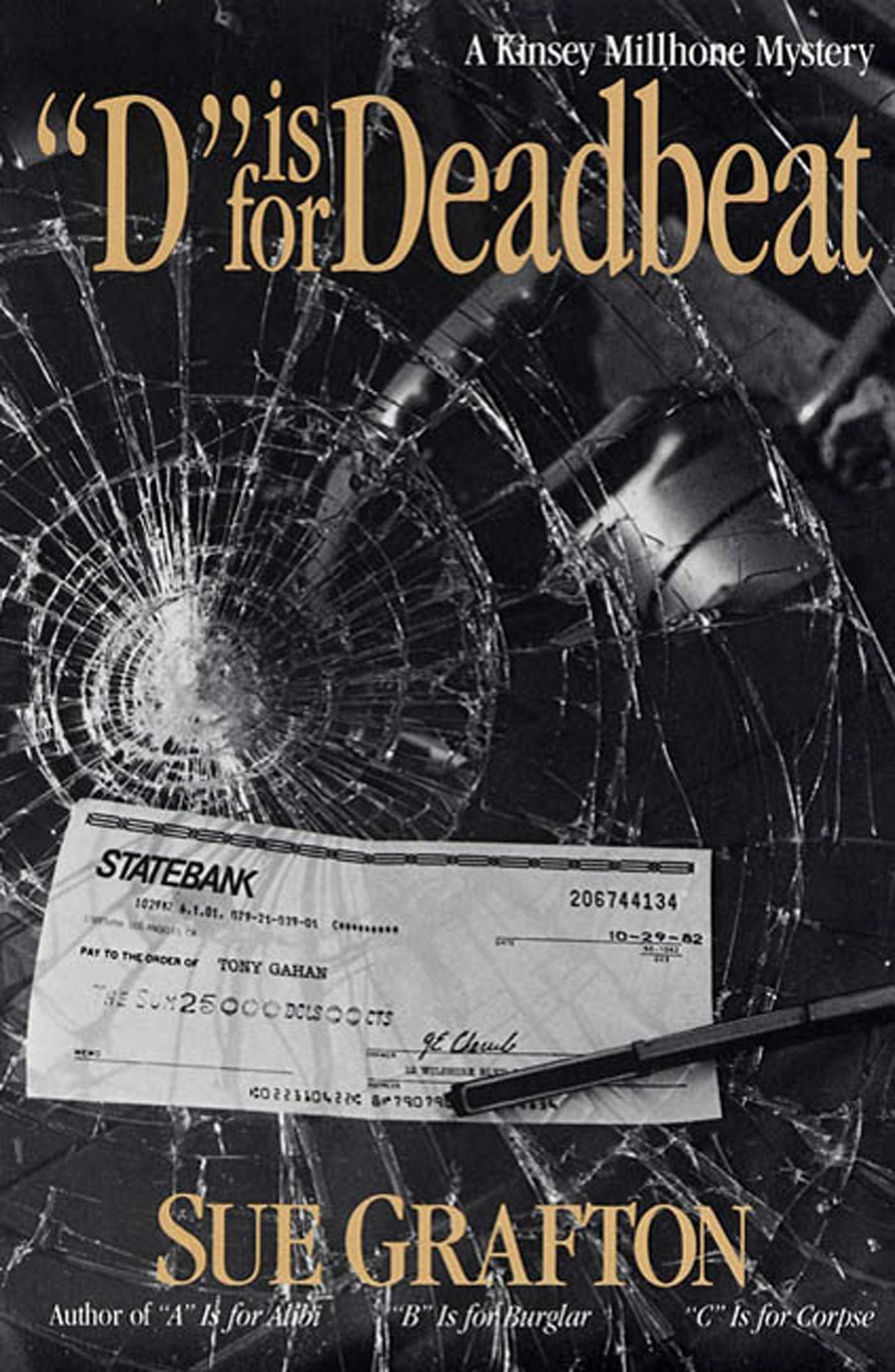 D Is for Deadbeat: A Kinsey Millhone Mystery used book depot