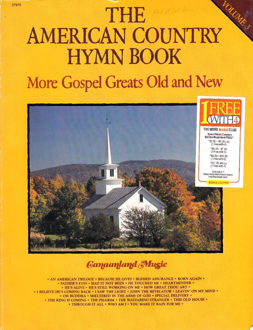 The American Country Hymn Book, Pocket Edition (Volume 3) used book depot