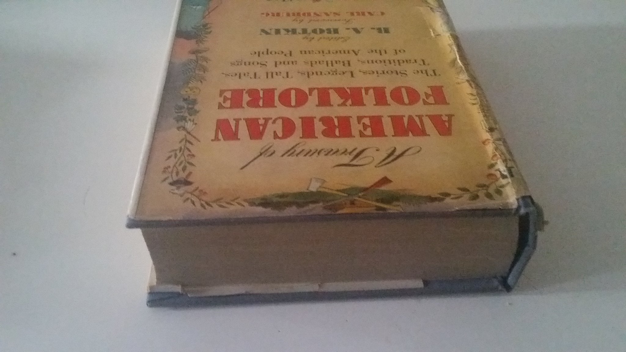 A Treasury of American Folklore used book depot
