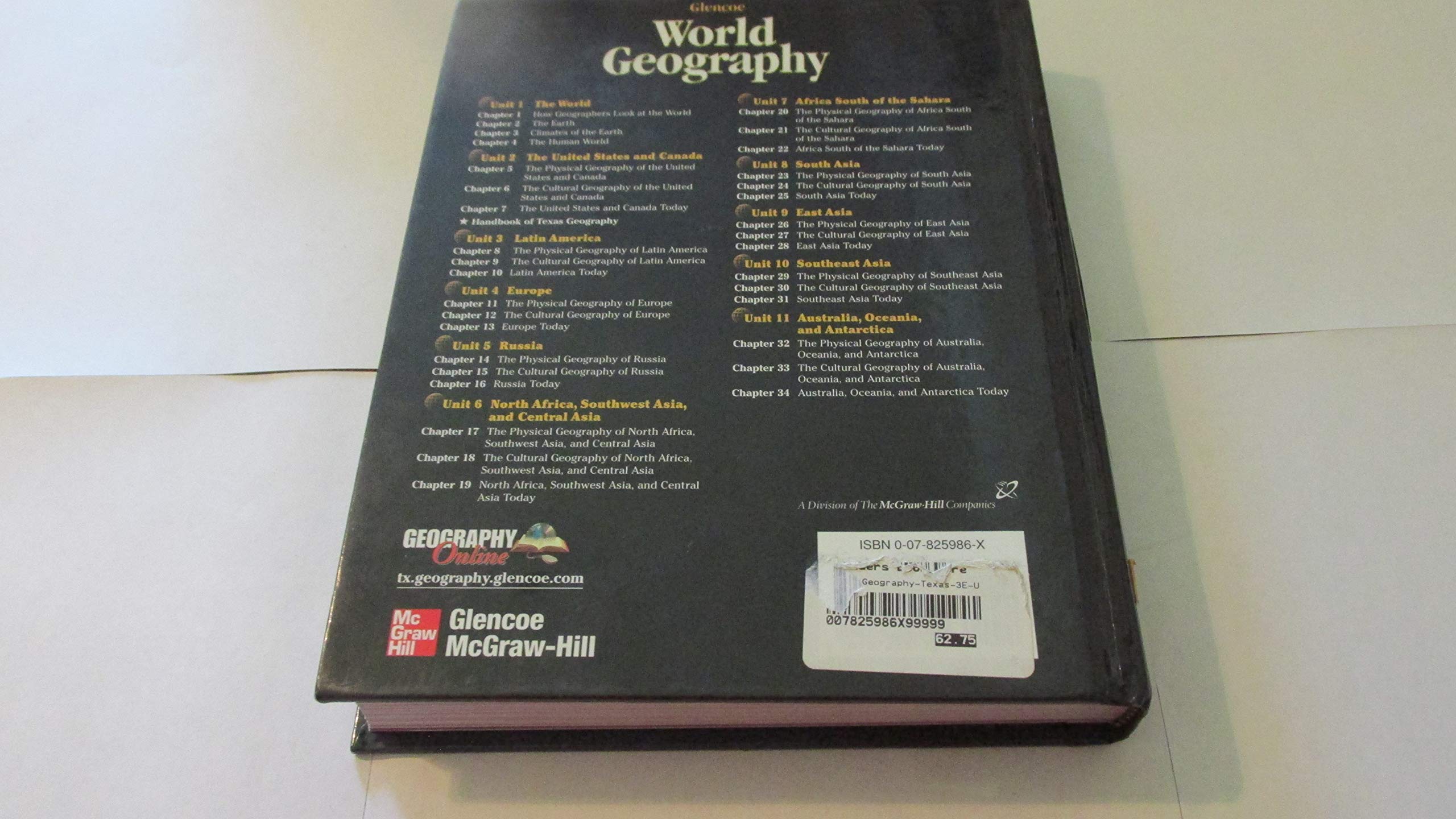 Glencoe World Geography Texas Edition
