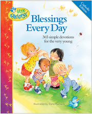 Blessings Every Day: 365 Simple Devotions for the Very Young (Little Blessings) Catholic Edition used book depot