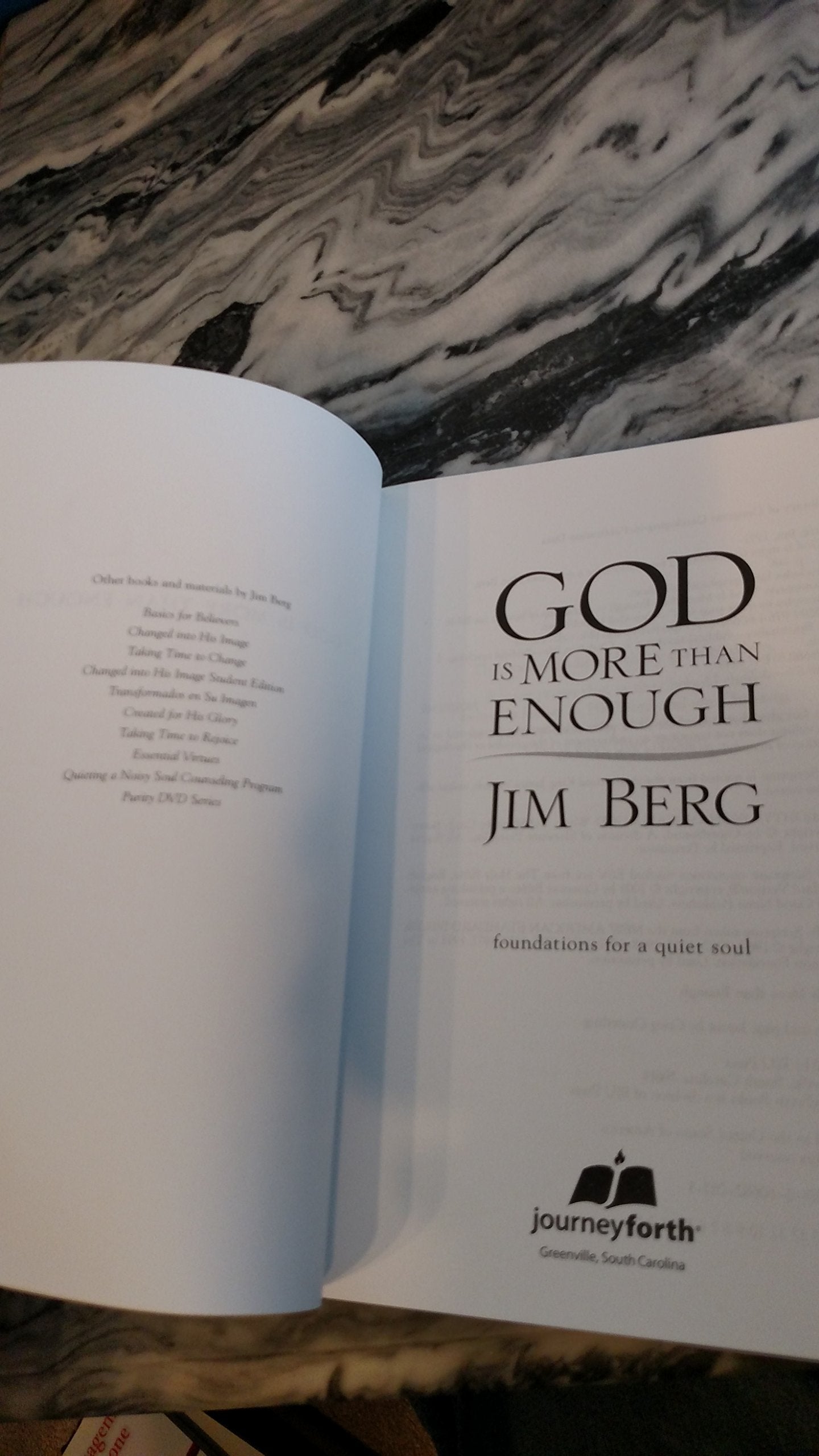 God is More Than Enough: Foundations for a Quiet Soul used book depot