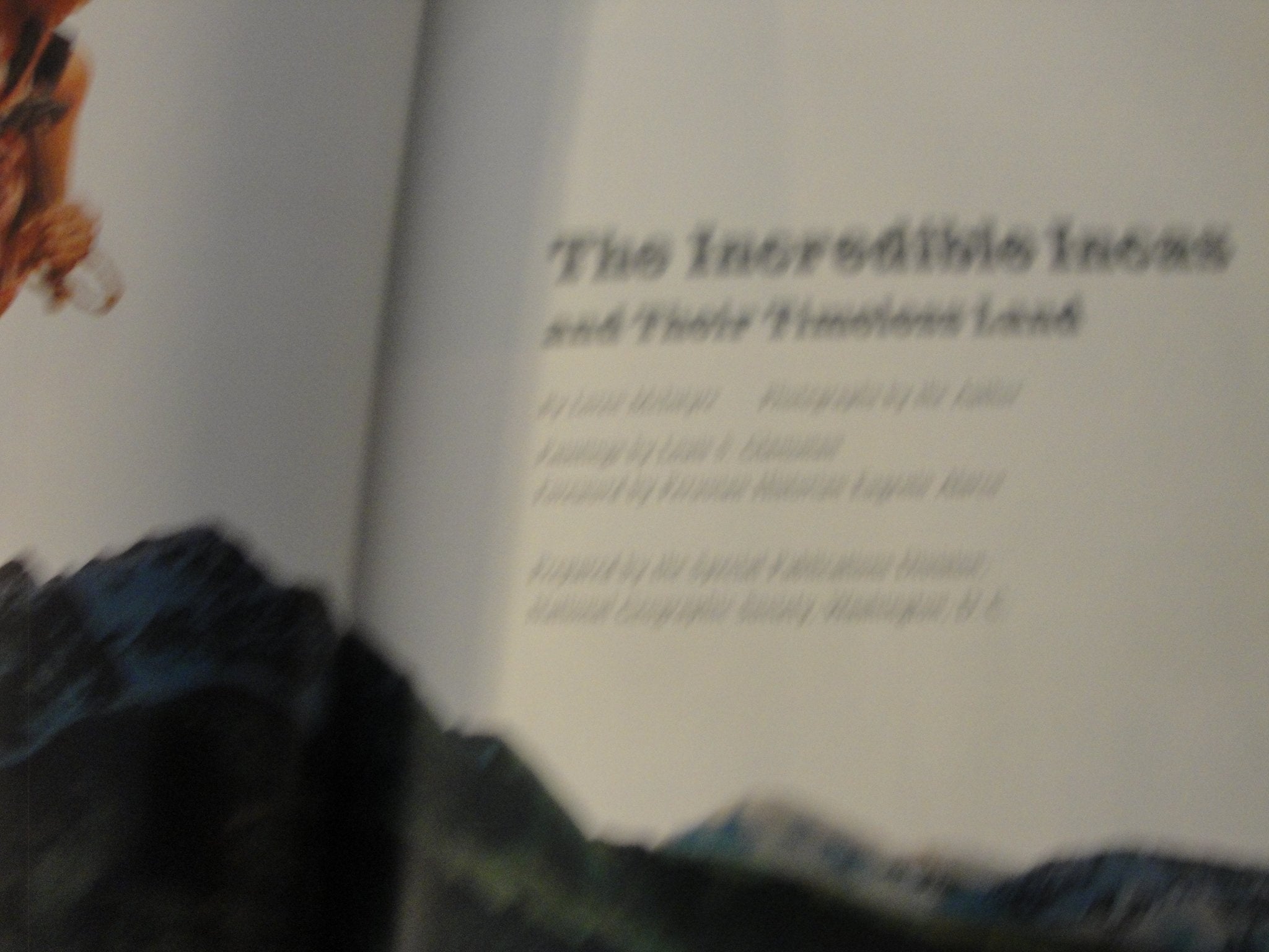 Incredible Incas and Their Timeless Land