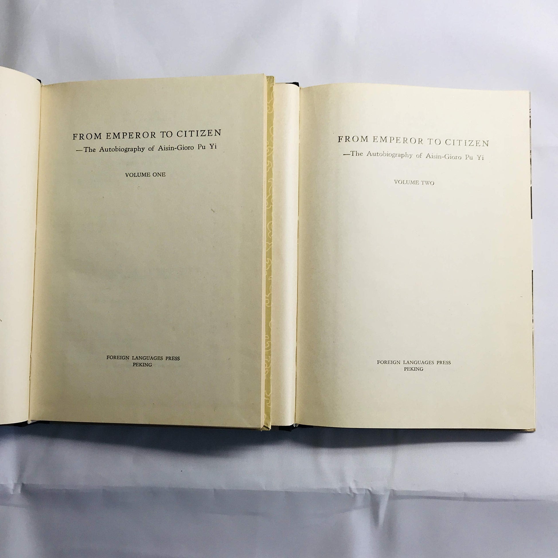 From Emperor to Citize (English and Chinese Edition) used book depot