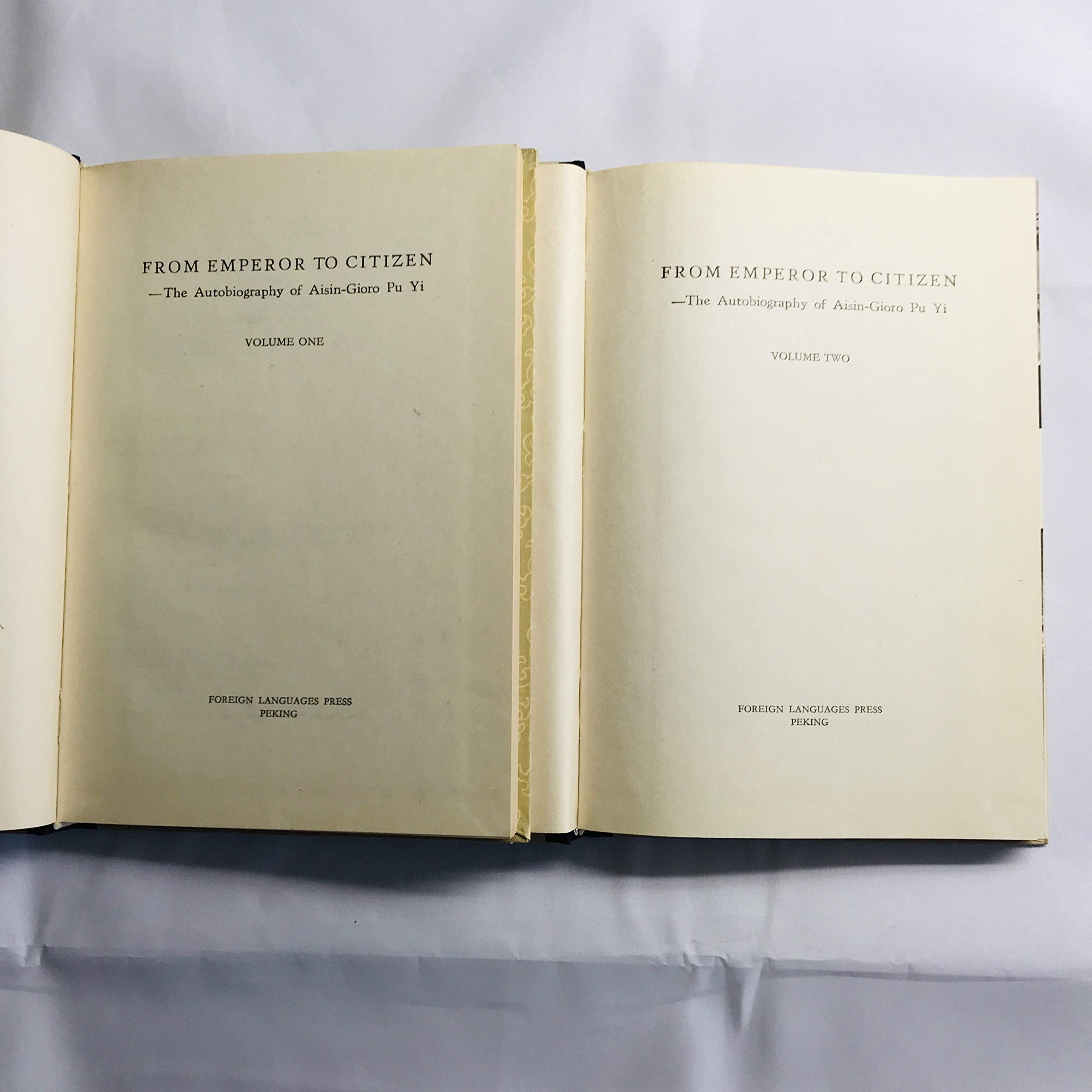 From Emperor to Citize (English and Chinese Edition) used book depot