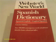 Webster's New World Spanish Dictionary: Spanish/English English/Spanish used book depot