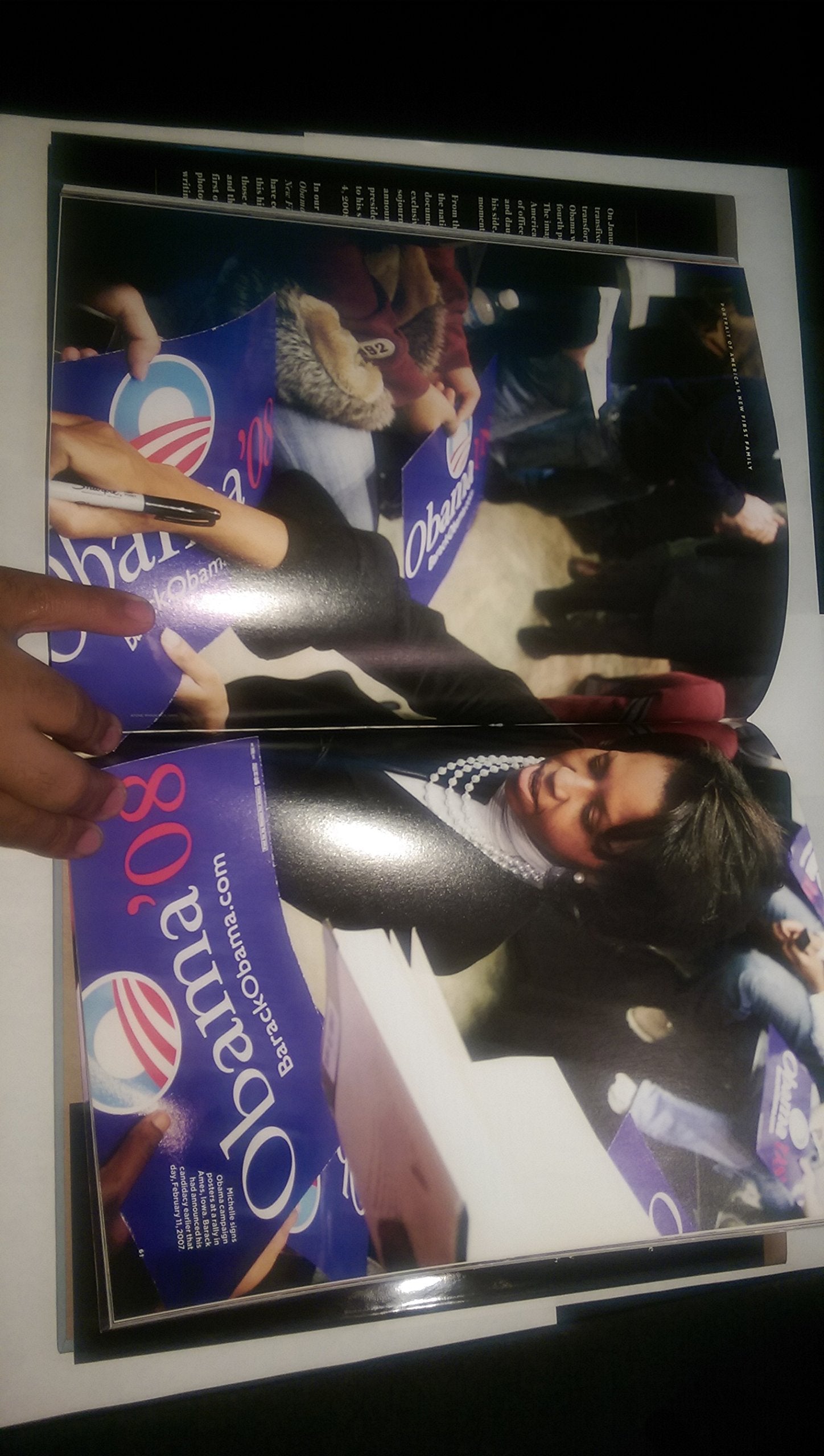 The Obamas: Portrait of America's New First Family: From the Editors of Essence used book depot