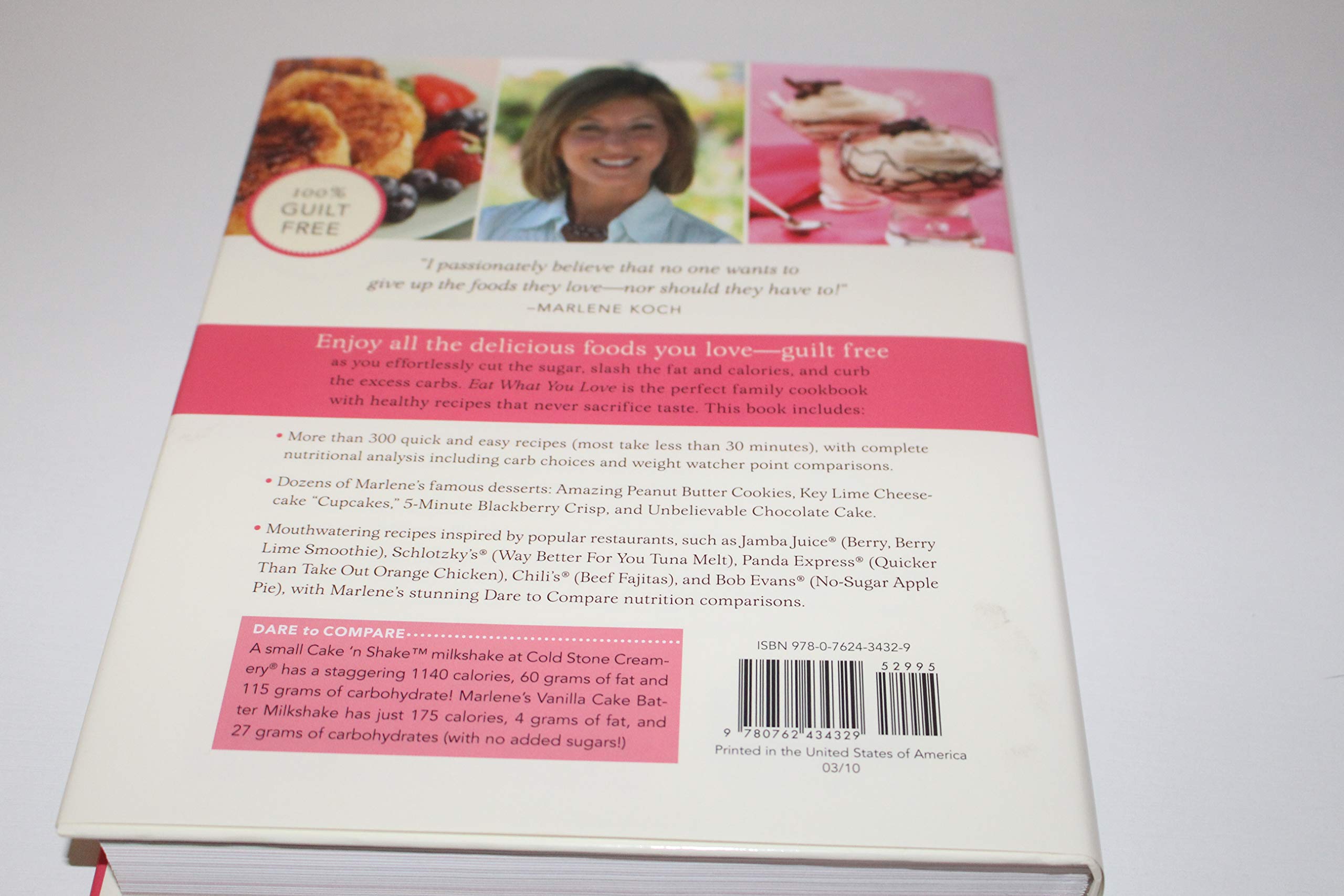 Eat What You Love: More than 300 Incredible Recipes Low in Sugar, Fat, and Calories used book depot