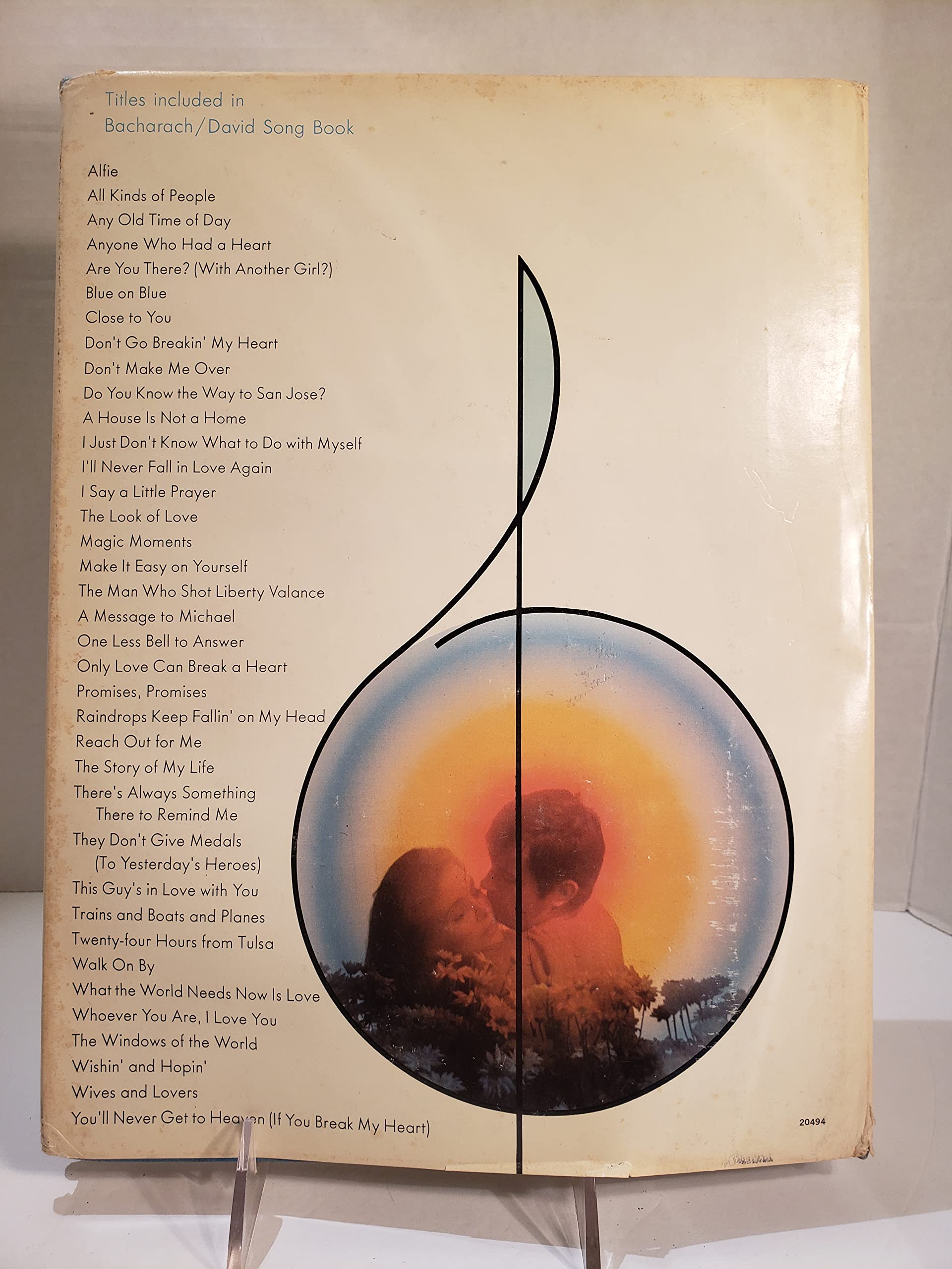 The Bacharach and David Song Book used book depot