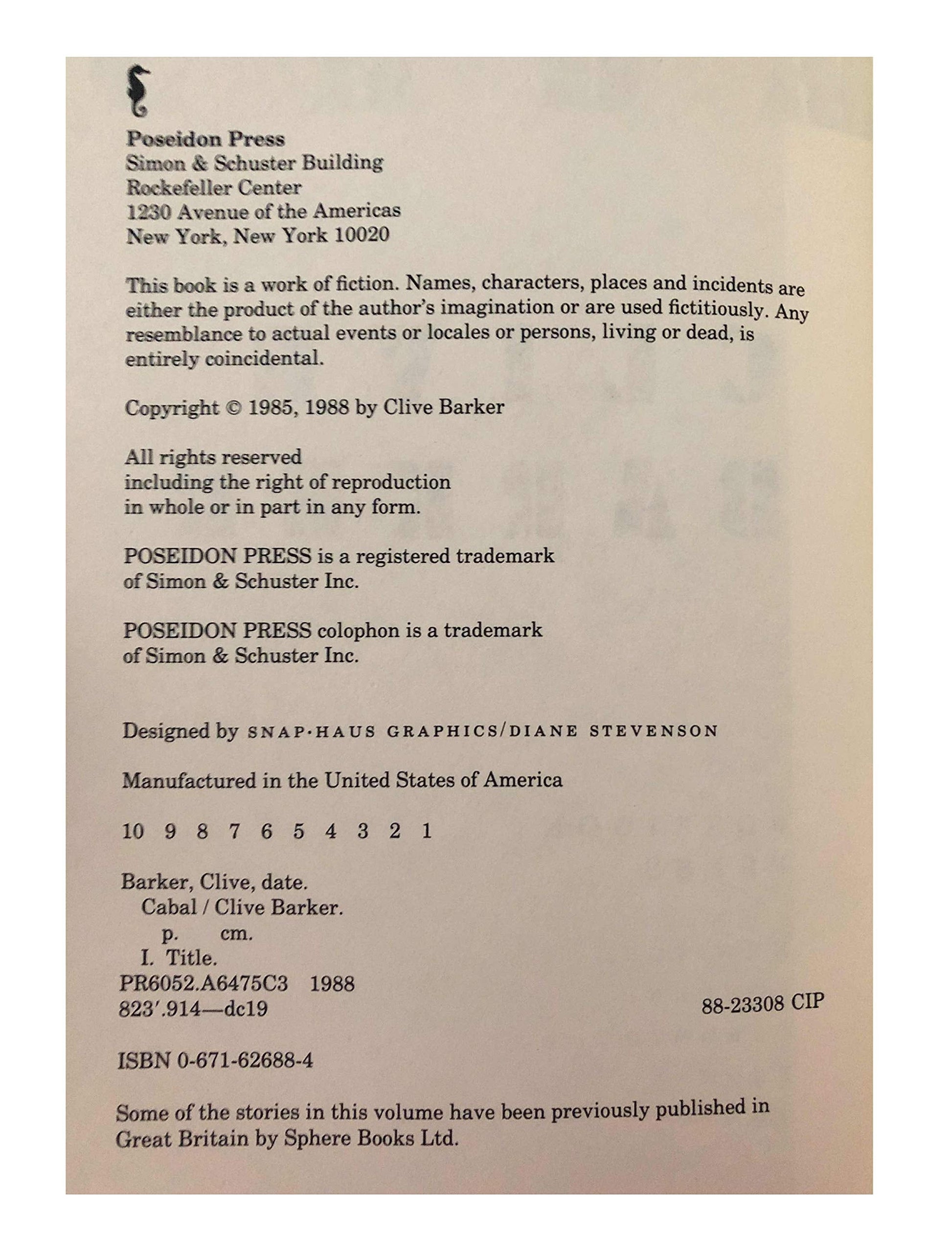 Cabal used book depot