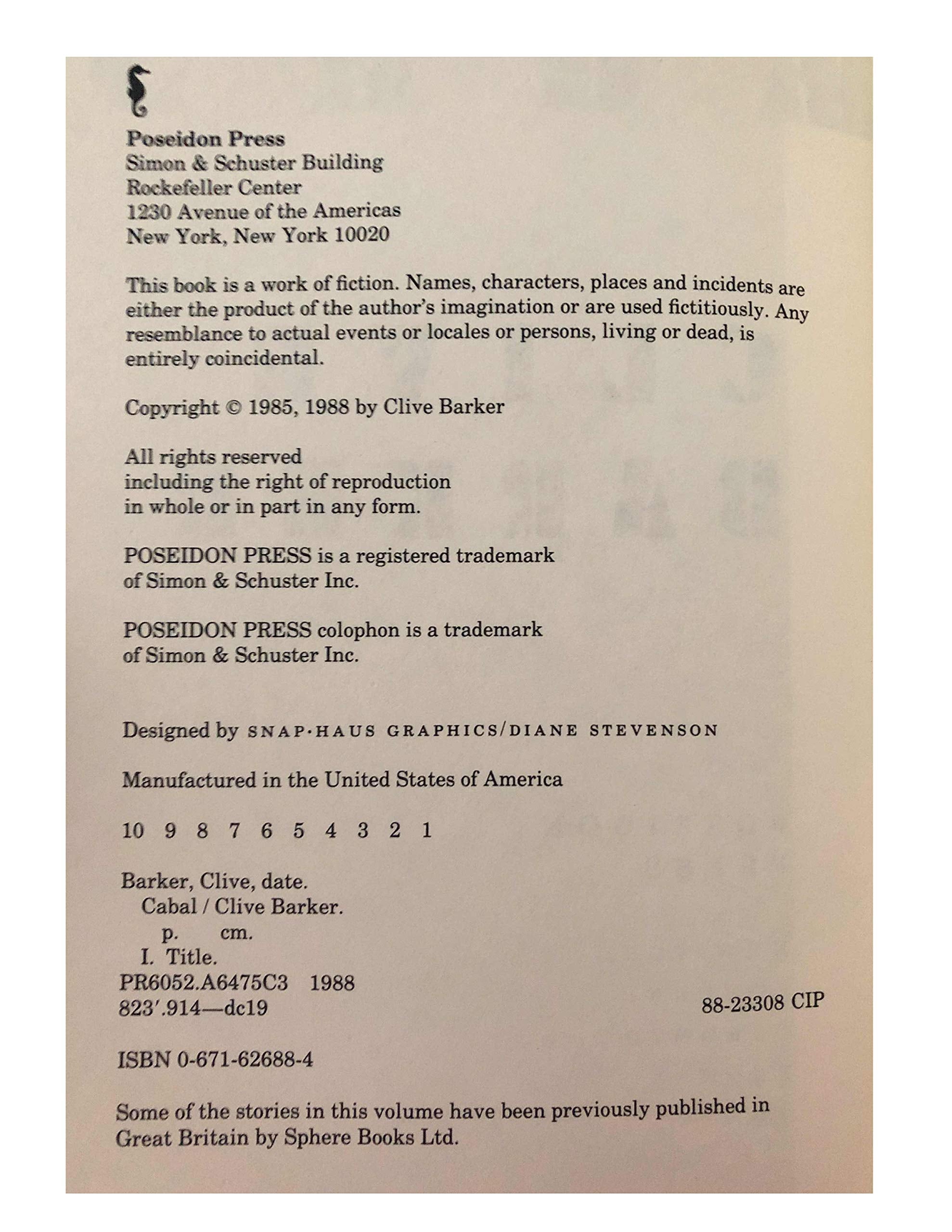 Cabal used book depot