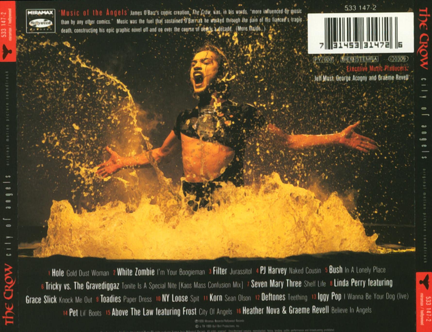 The Crow: City Of Angels - Original Miramax Motion Picture Soundtrack used book depot