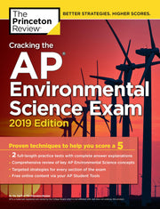 Cracking the AP Environmental Science Exam, 2019 Edition: Practice Tests & Proven Techniques to Help You Score a 5 (College Test Preparation) used book depot