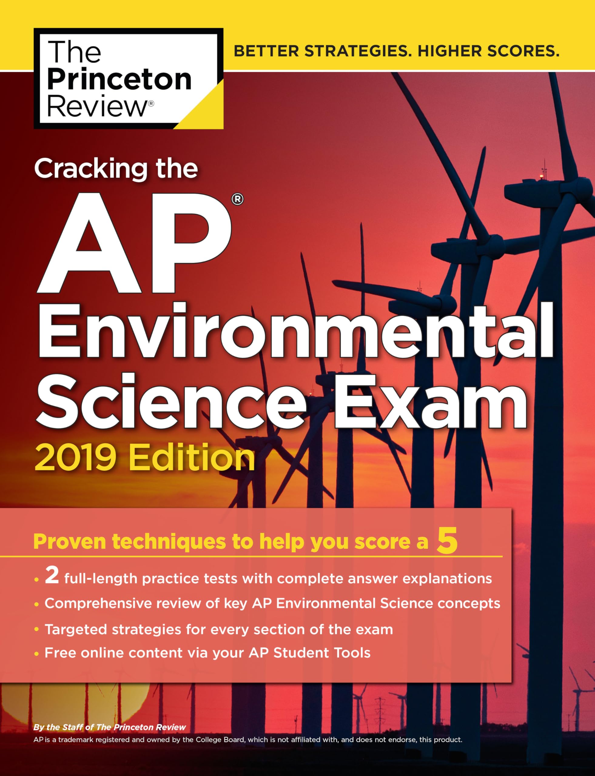 Cracking the AP Environmental Science Exam, 2019 Edition: Practice Tests & Proven Techniques to Help You Score a 5 (College Test Preparation) used book depot