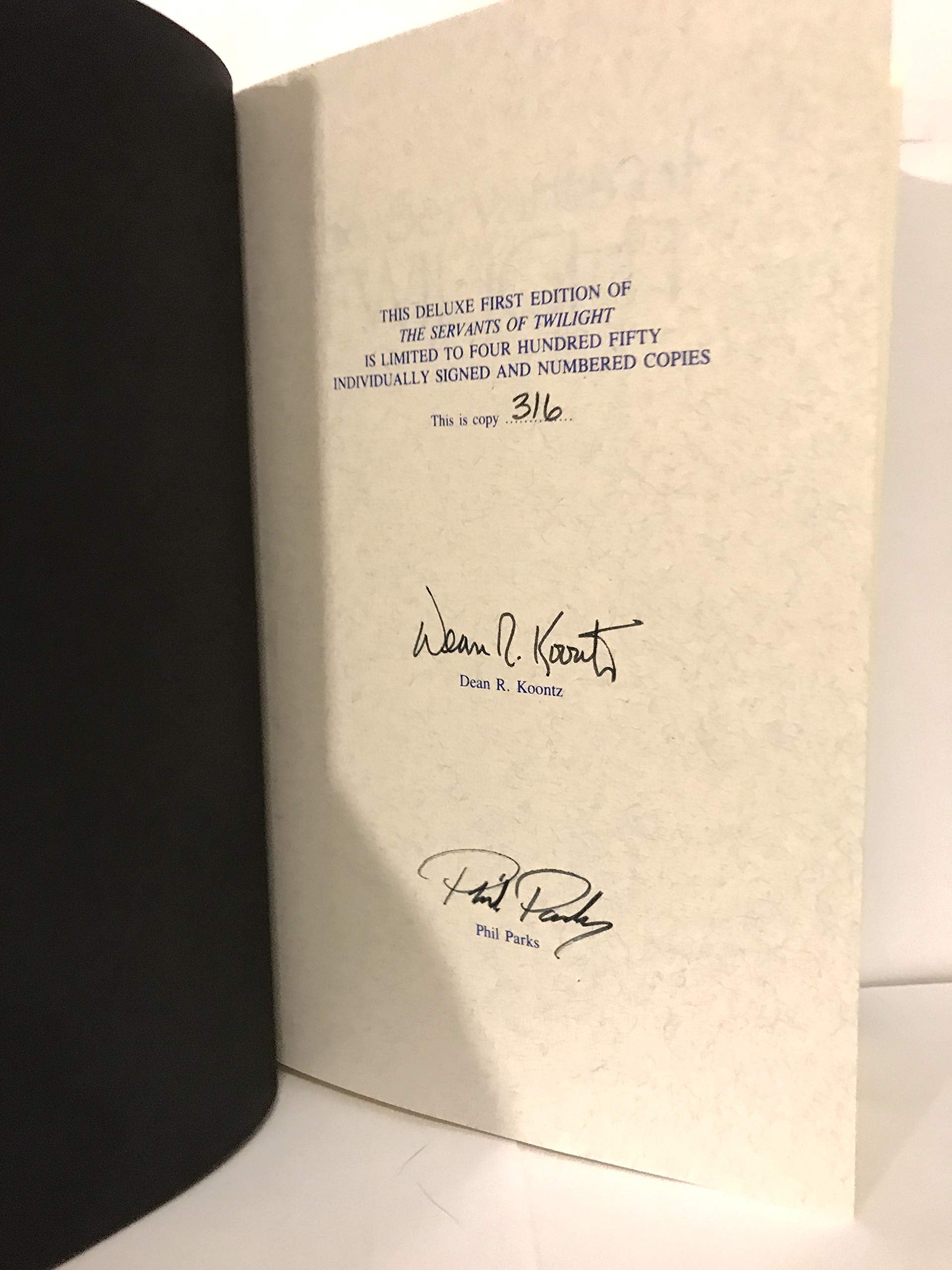 Servants of Twilight used book depot