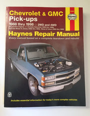 Chevrolet & GMC Pick-ups Automotive Repair Manual: Models Covered: Chevrolet and GMC Pick-Ups, 1988-1998; Suburban, Blazer, Jimmy, Tahoe, and Yukon, 1992-1998 used book depot