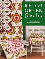 Red & Green Quilts: 14 Classic Quilts with Enduring Appeal used book depot