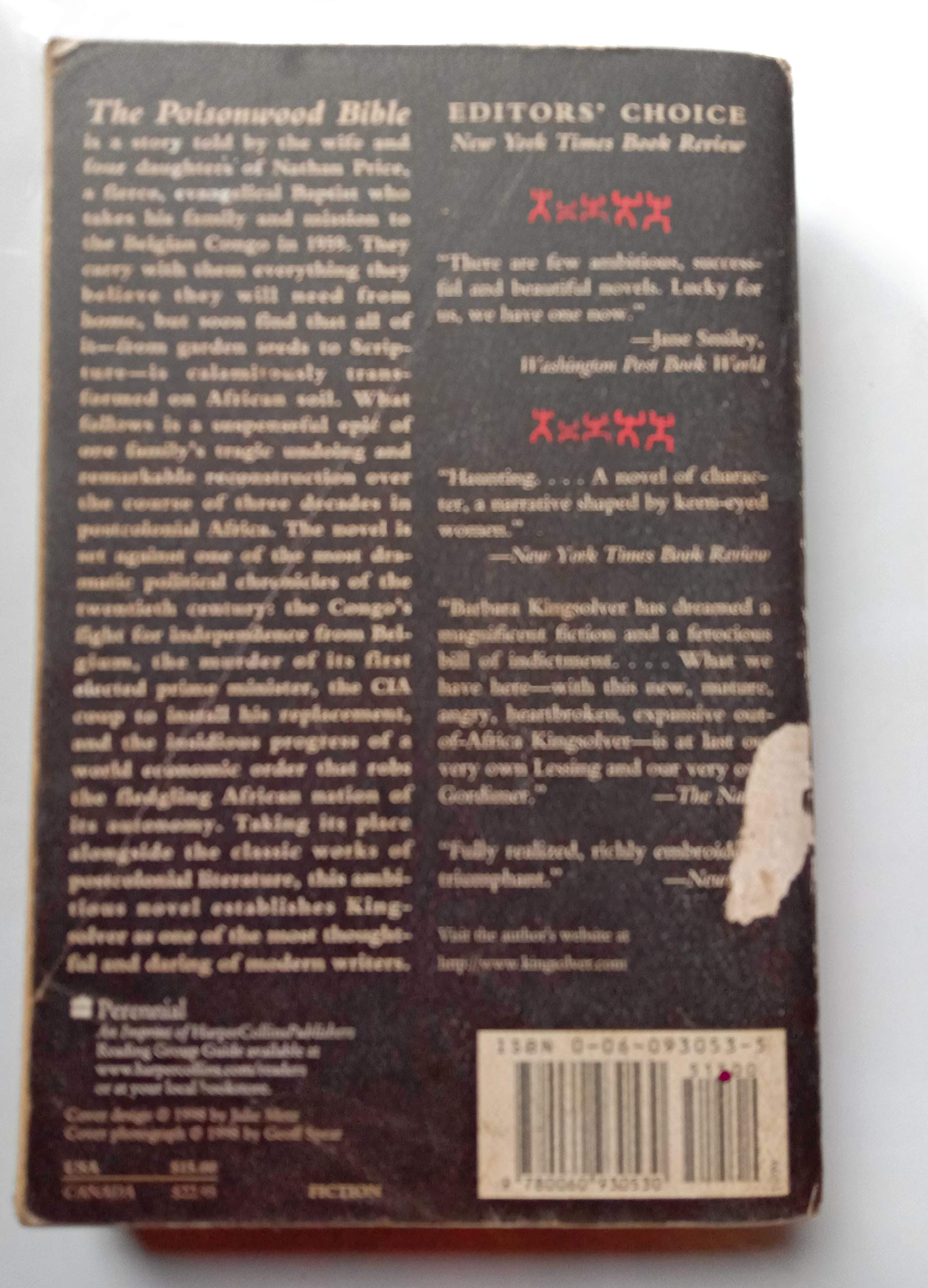 The Poisonwood Bible used book depot