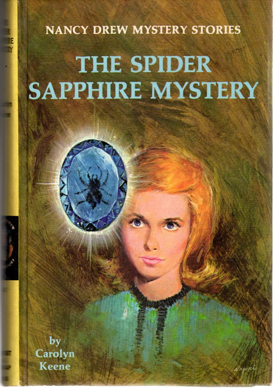 Nancy Drew #45: The Spider Sapphire Mystery used book depot