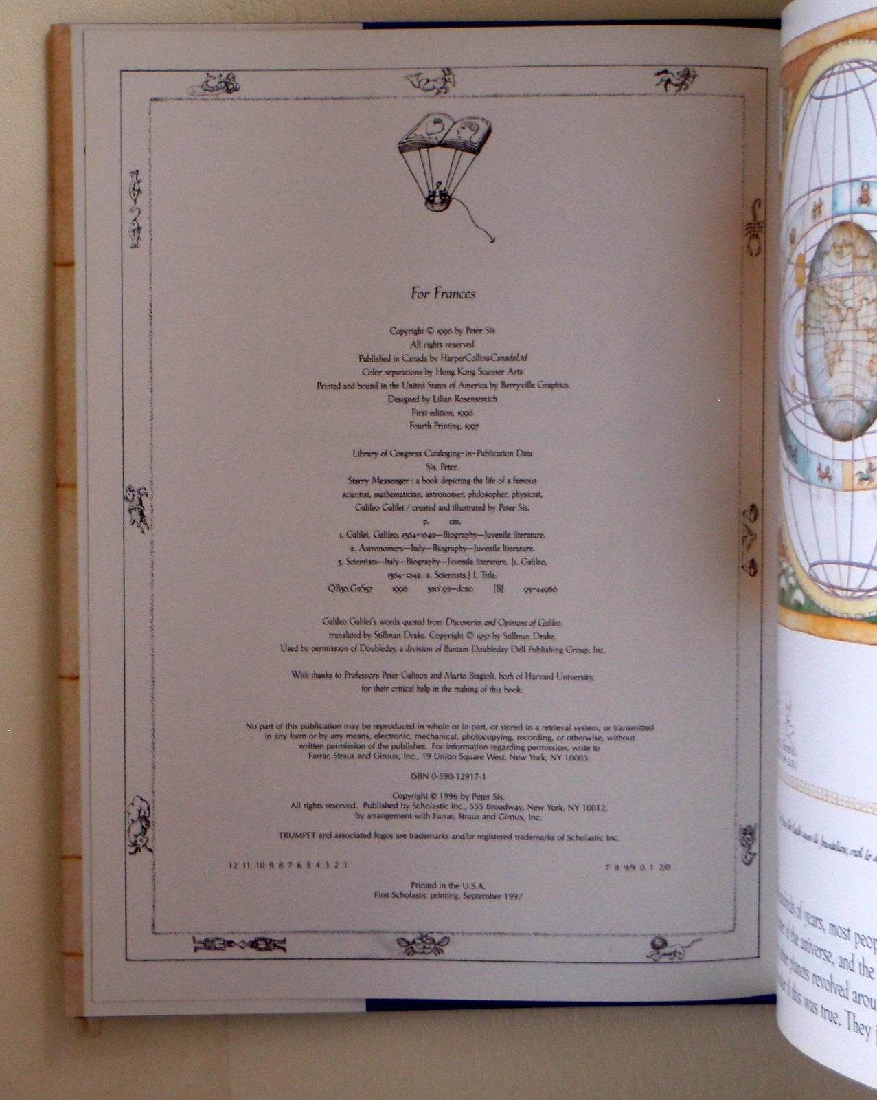 Starry Messenger: A Book Depicting the Life of a Famous Scientist, Mathematician, Astronomer, Philosopher, Physicist: Galileo Galilei used book depot