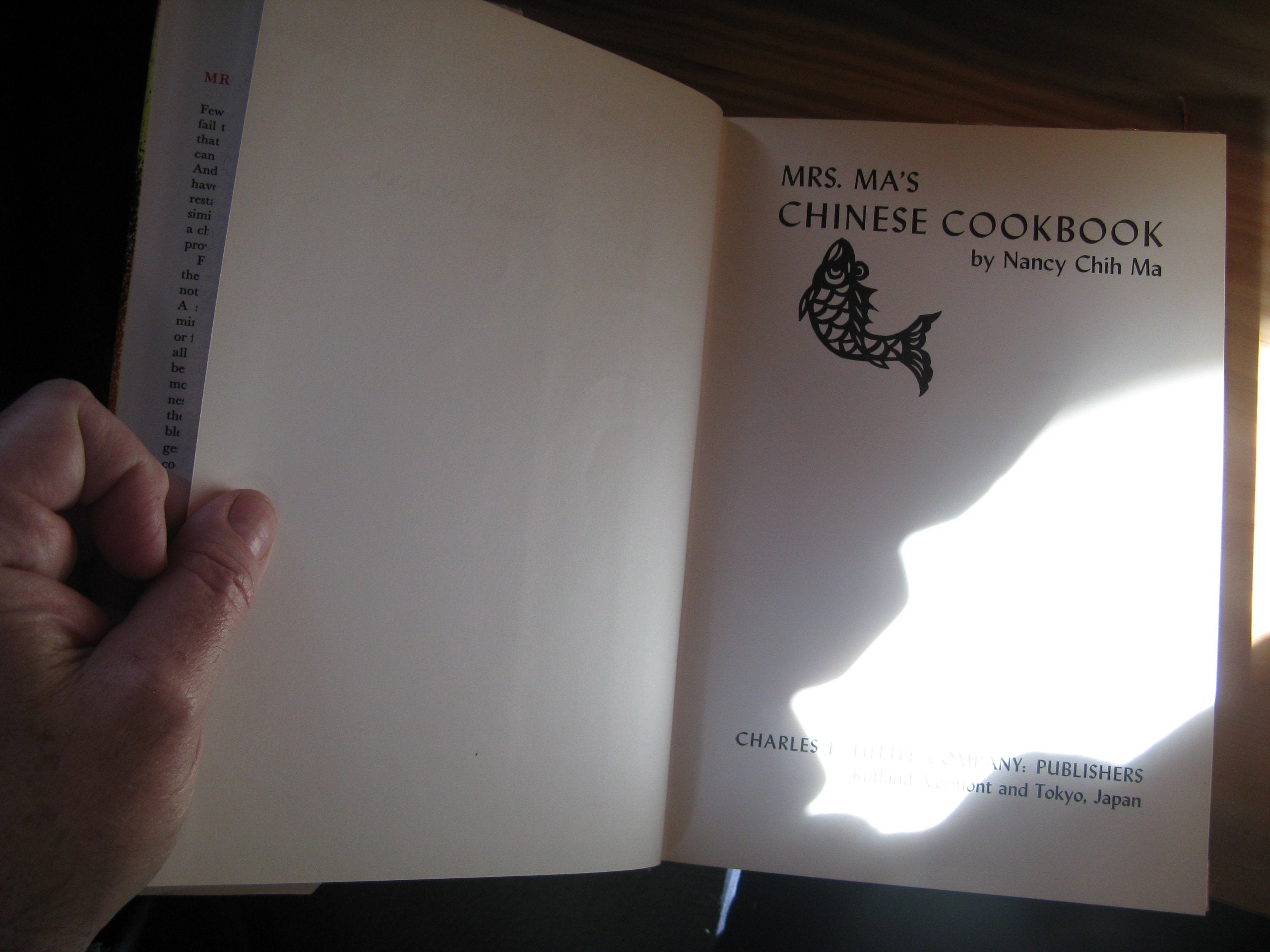 Mrs. Ma's Chinese Cookbook