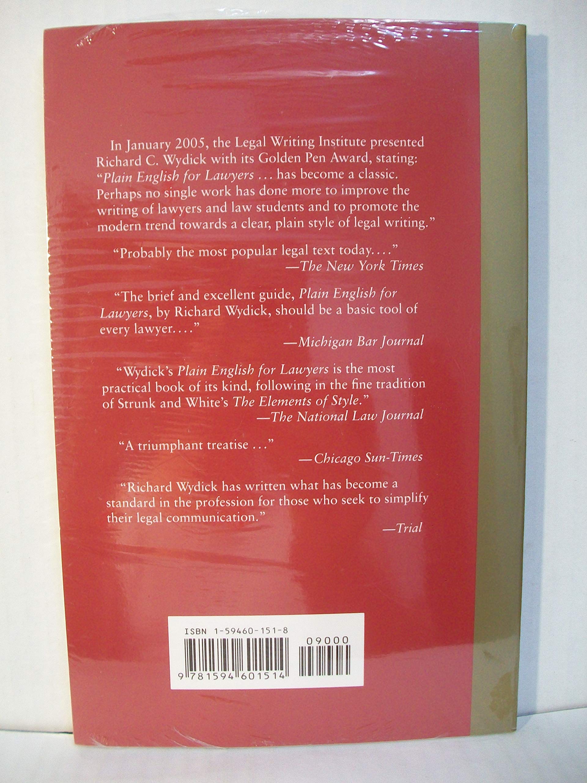 Plain English for Lawyers used book depot