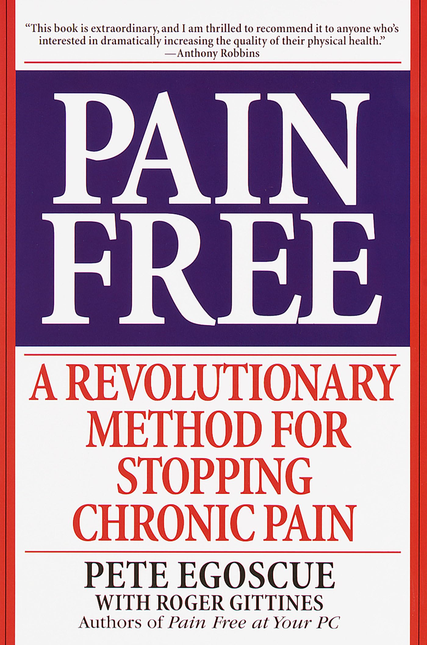 Pain Free: A Revolutionary Method for Stopping Chronic Pain used book depot