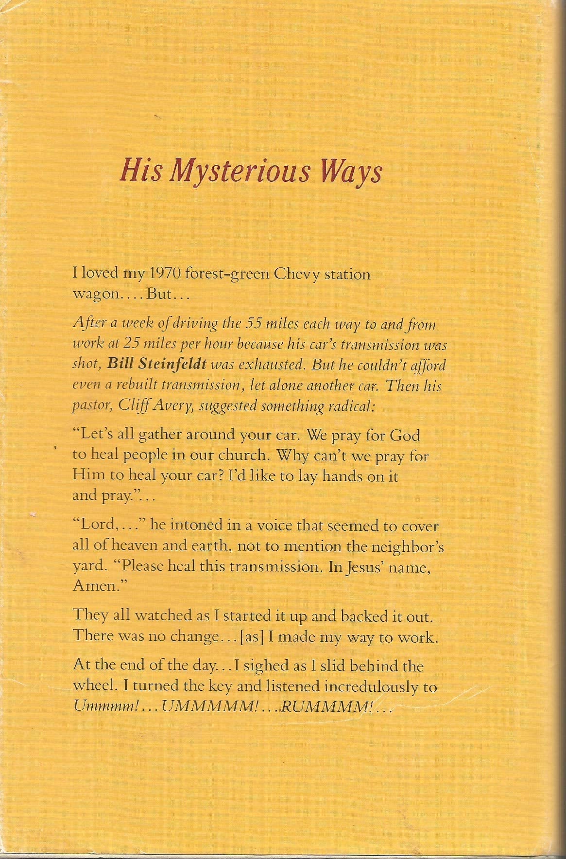 His Mysterious Ways Volume 3 used book depot