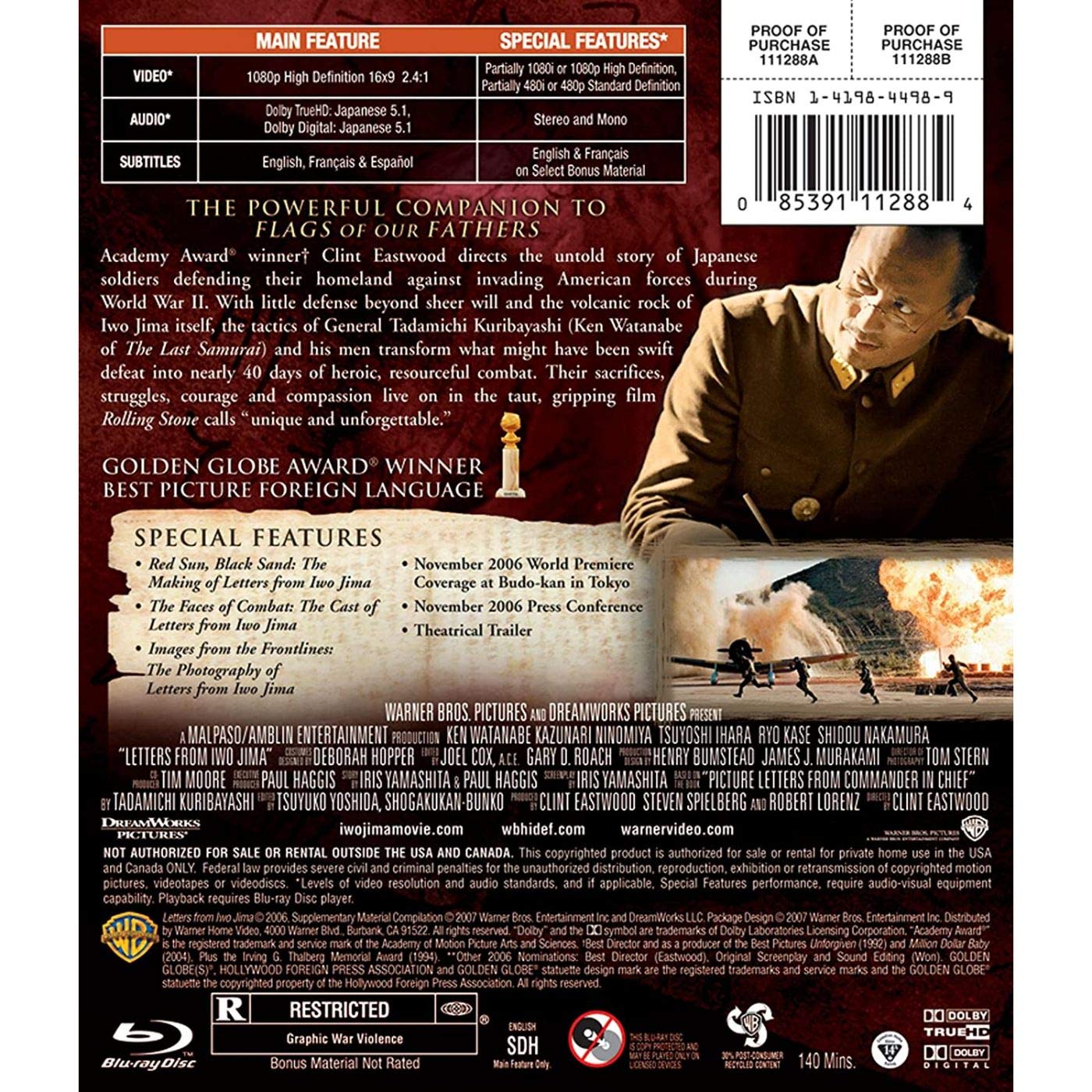 Letters from Iwo Jima [Blu-ray]