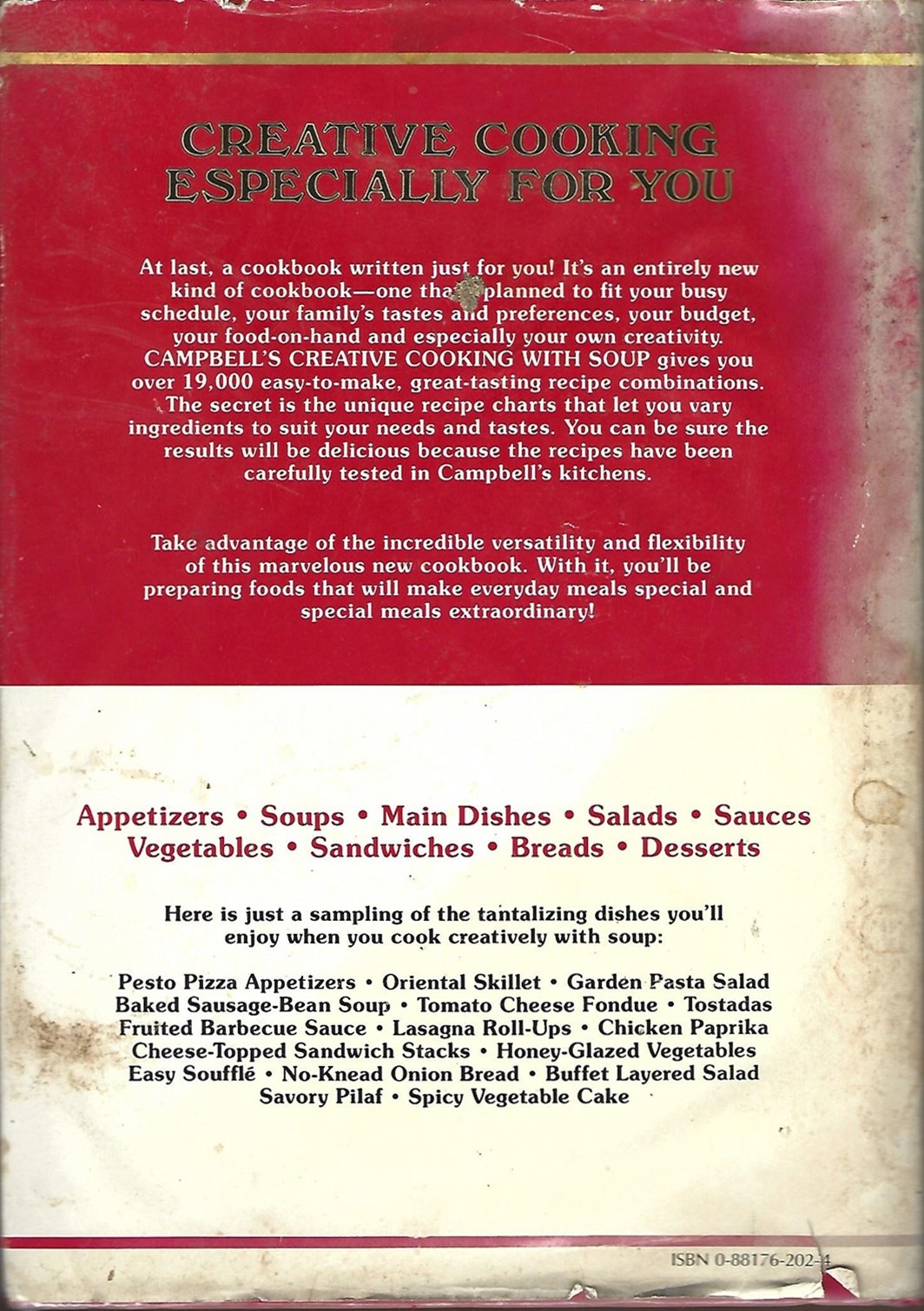 Campbell's Creative Cooking With Soup: Over 19,000 Delicious Mix and Match Recipes used book depot