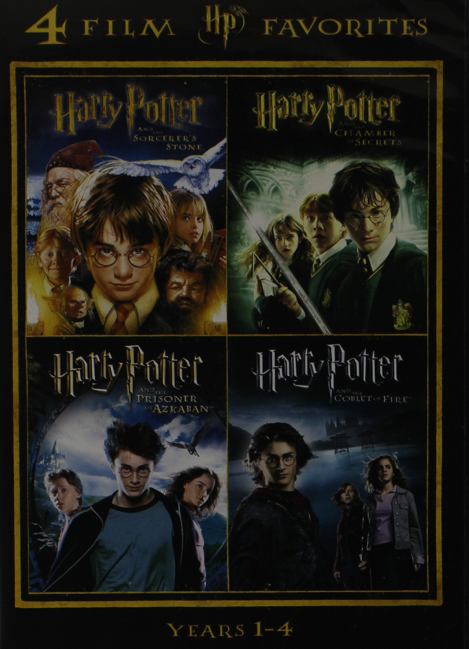 Harry Potter Years 1-4: Sorcerer's Stone / Chamber of Secrets / Prisoner of Azkaban / Goblet of Fire used book depot