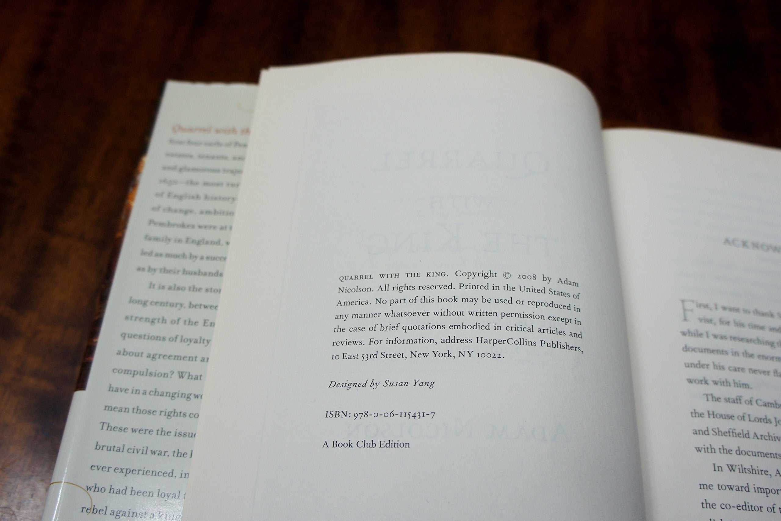 Quarrel with the King: The Story of an English Family on the High Road to Civil War used book depot