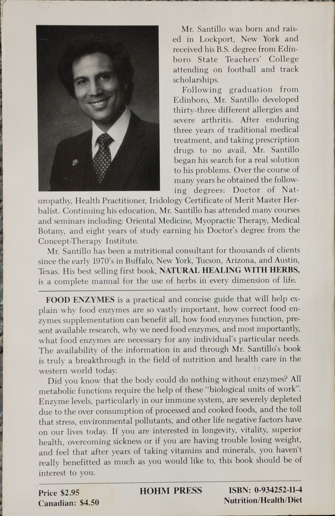 Food Enzymes: The Missing Link to Radiant Health used book depot