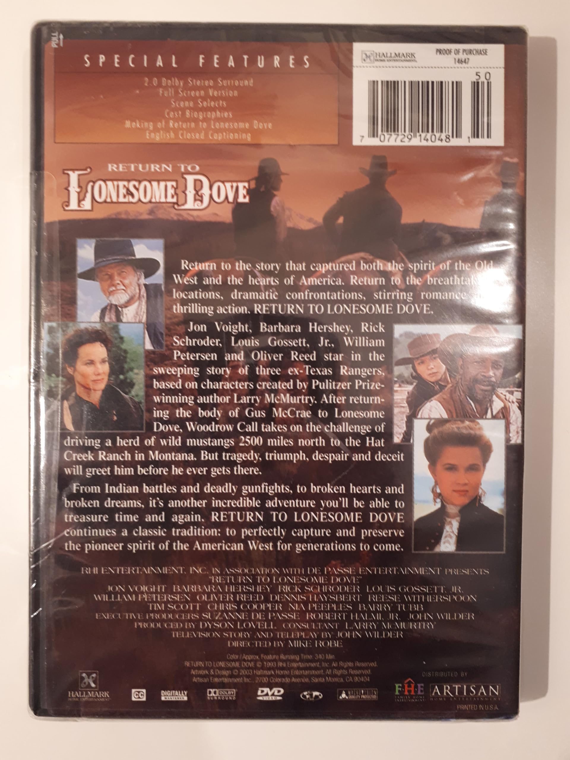 Return to Lonesome Dove [DVD] used book depot