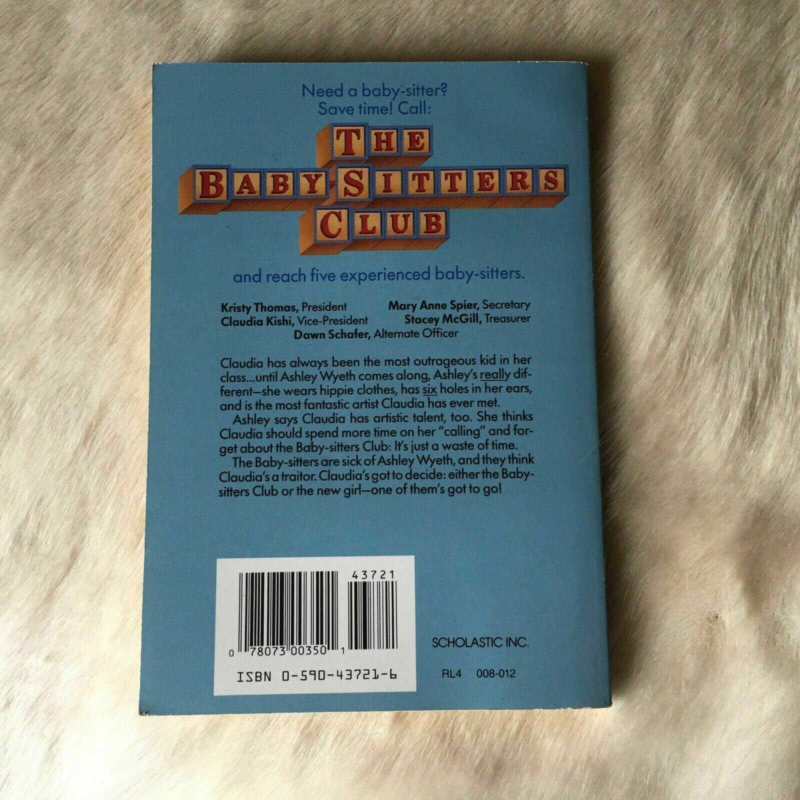 Claudia and the New Girl (The Baby-Sitters Club #12) used book depot