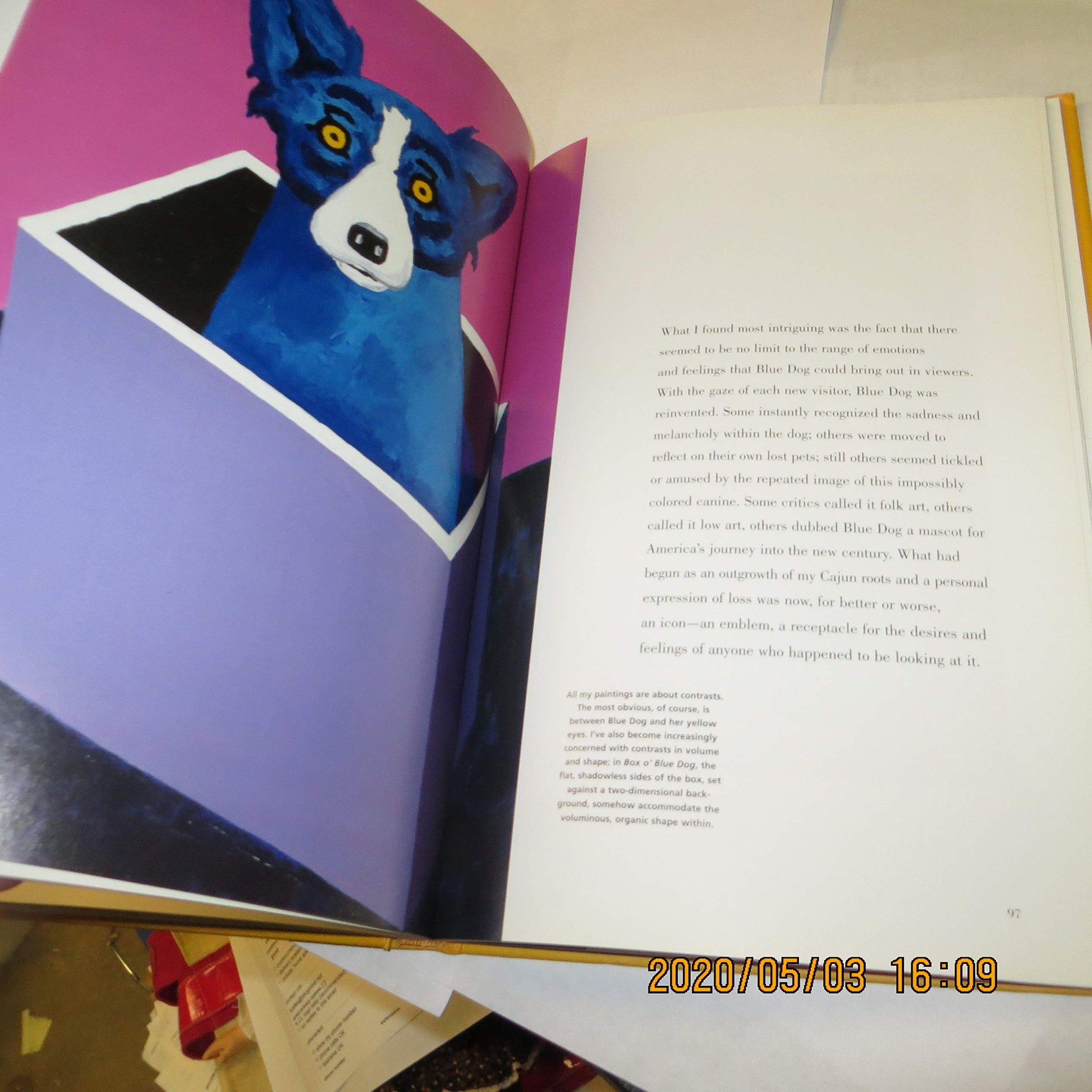 Blue Dog Man used book depot