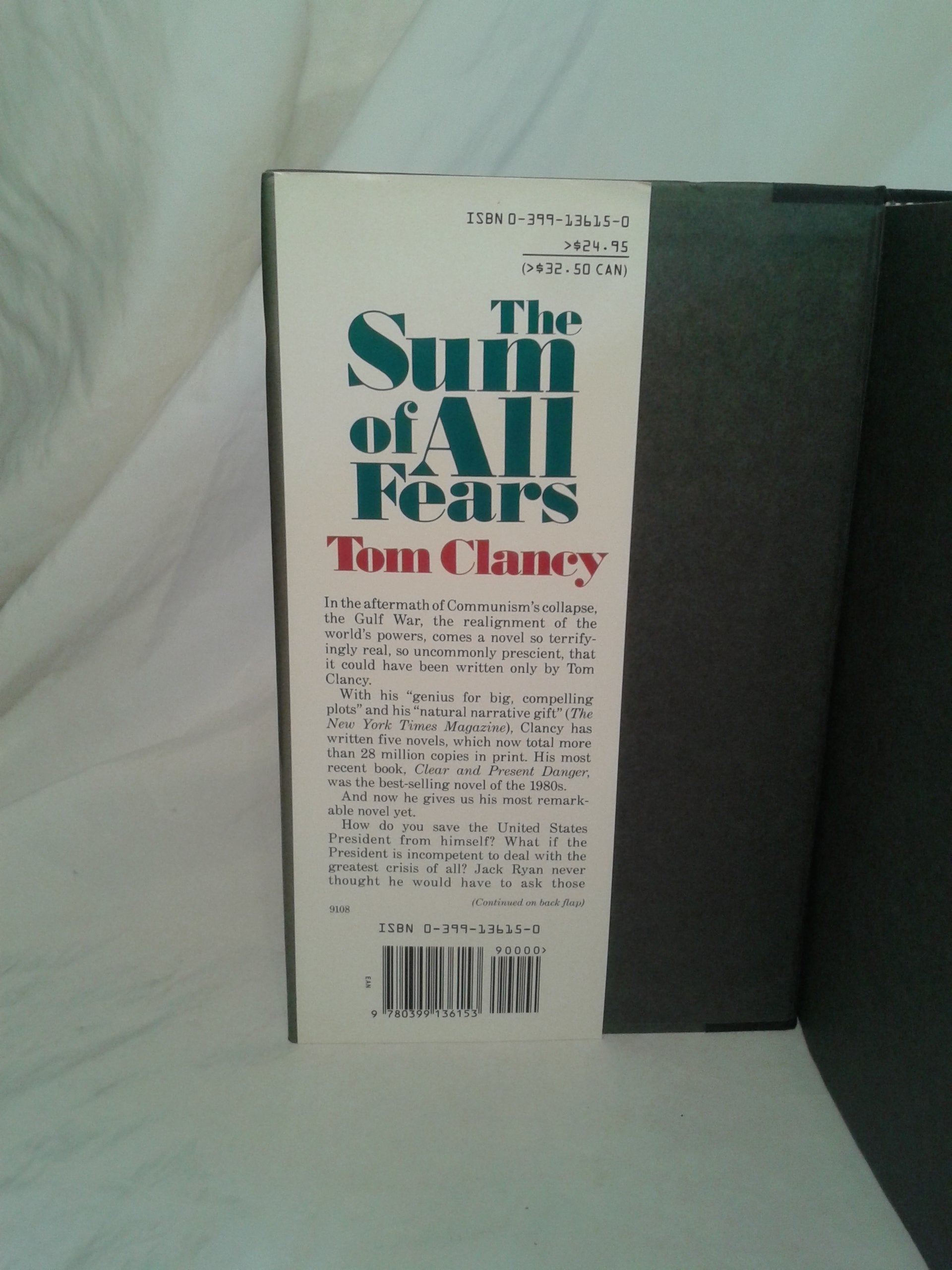 The Sum of All Fears used book depot